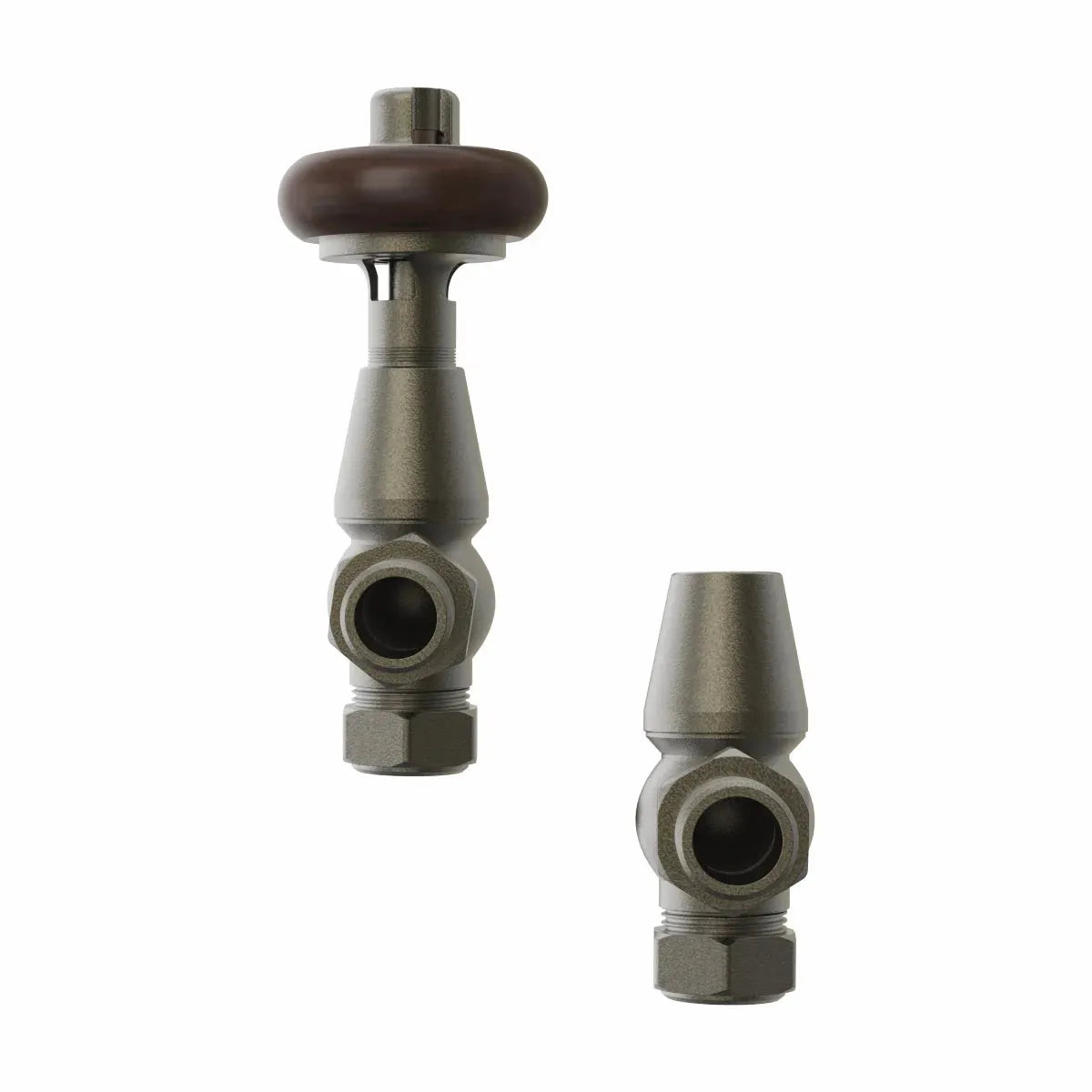 Traditional minimal angled thermostatic radiator valves