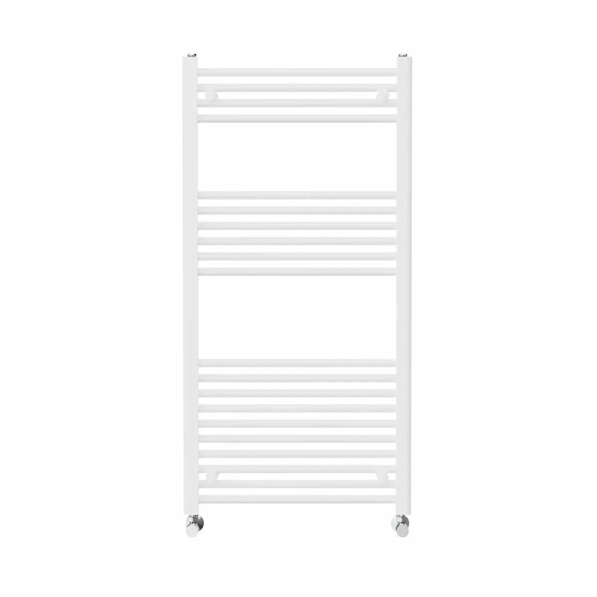 Enna - Straight heated towel rail white