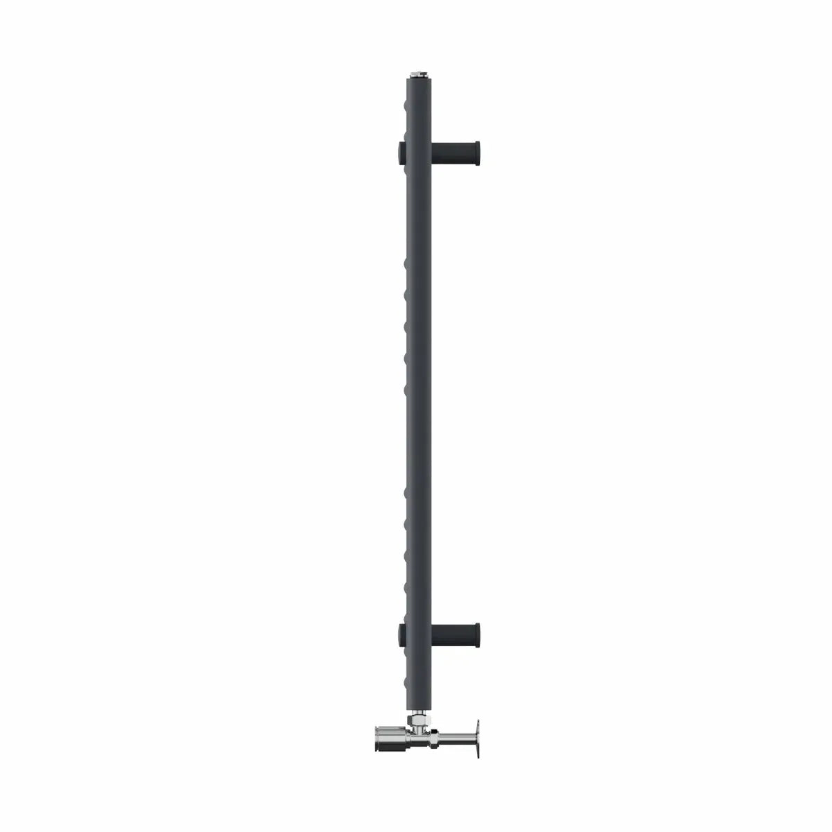 Gela - Curved heated towel rail anthracite