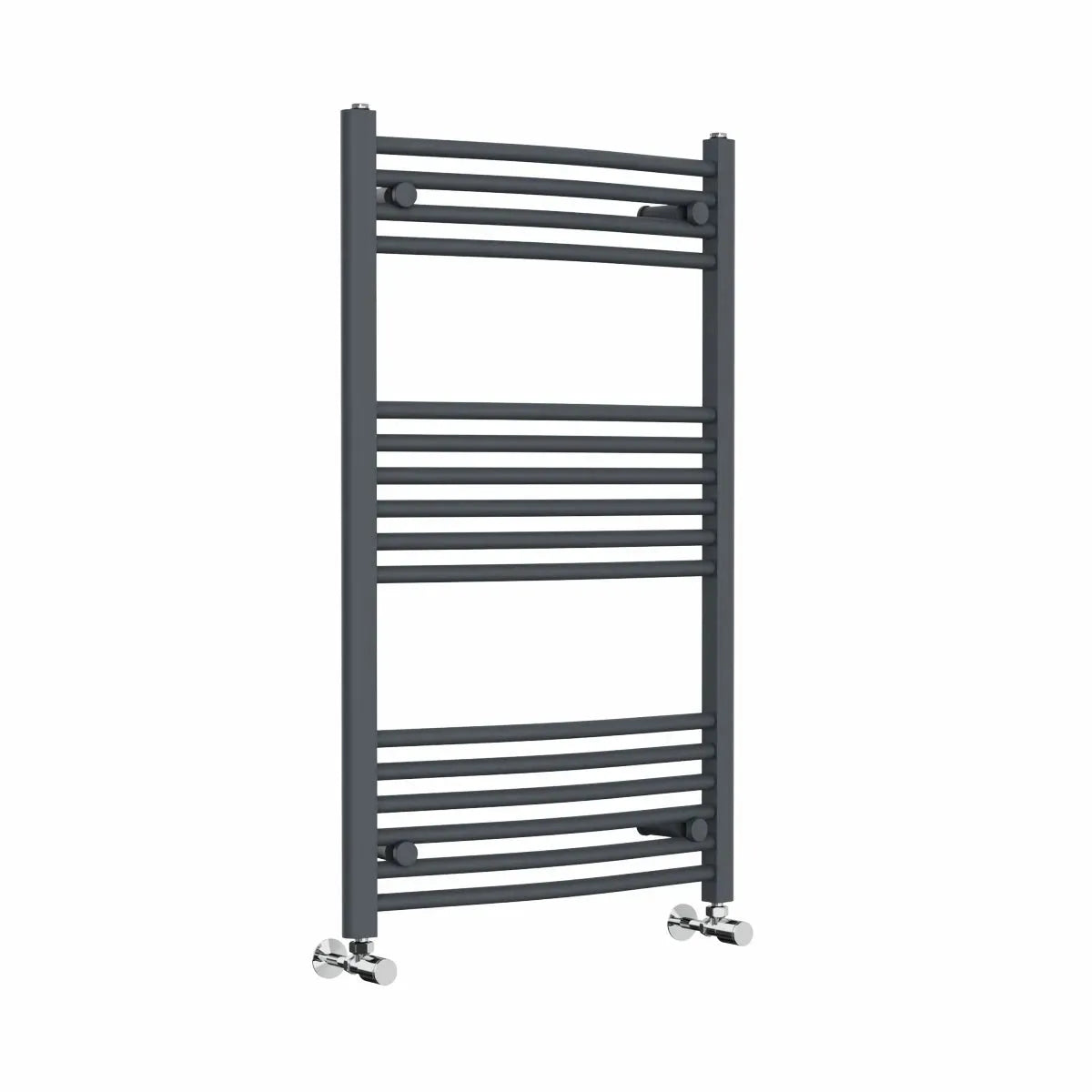 Gela - Curved heated towel rail anthracite