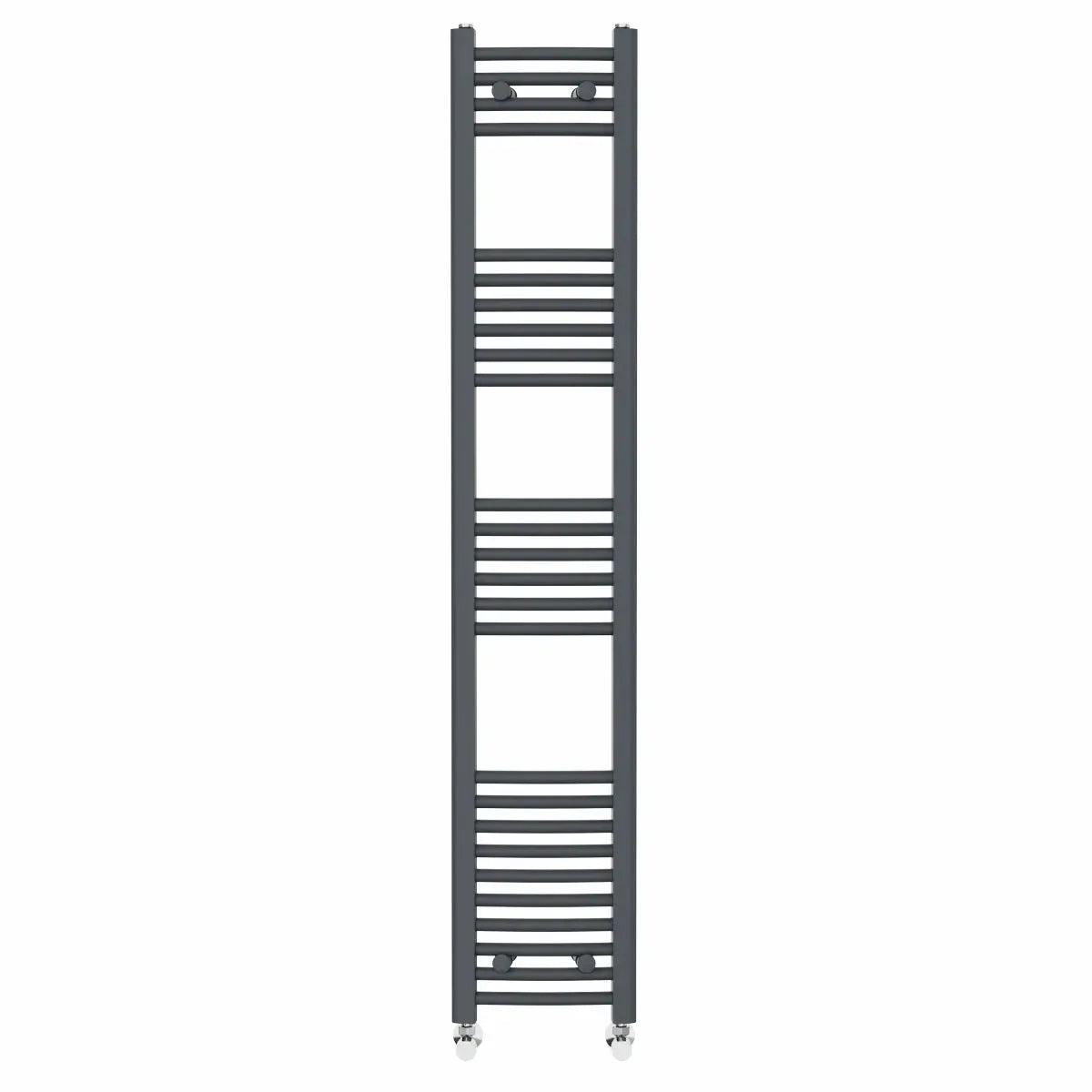 Gela - Curved heated towel rail anthracite