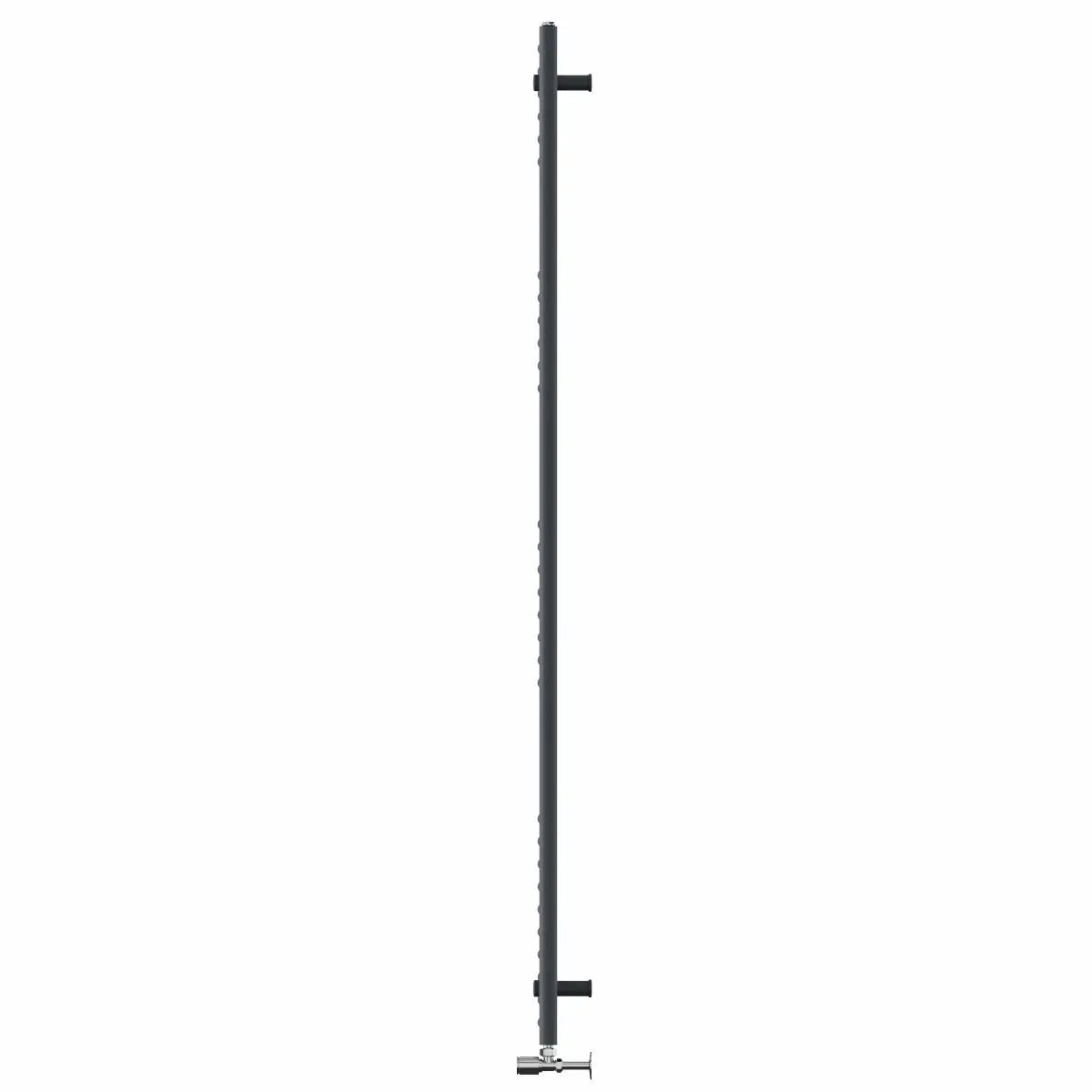 Gela - Curved heated towel rail anthracite