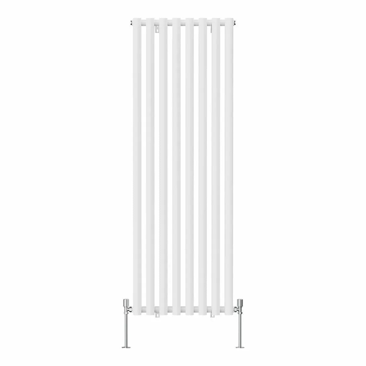 Comiso - Modern vertical round tube radiator white