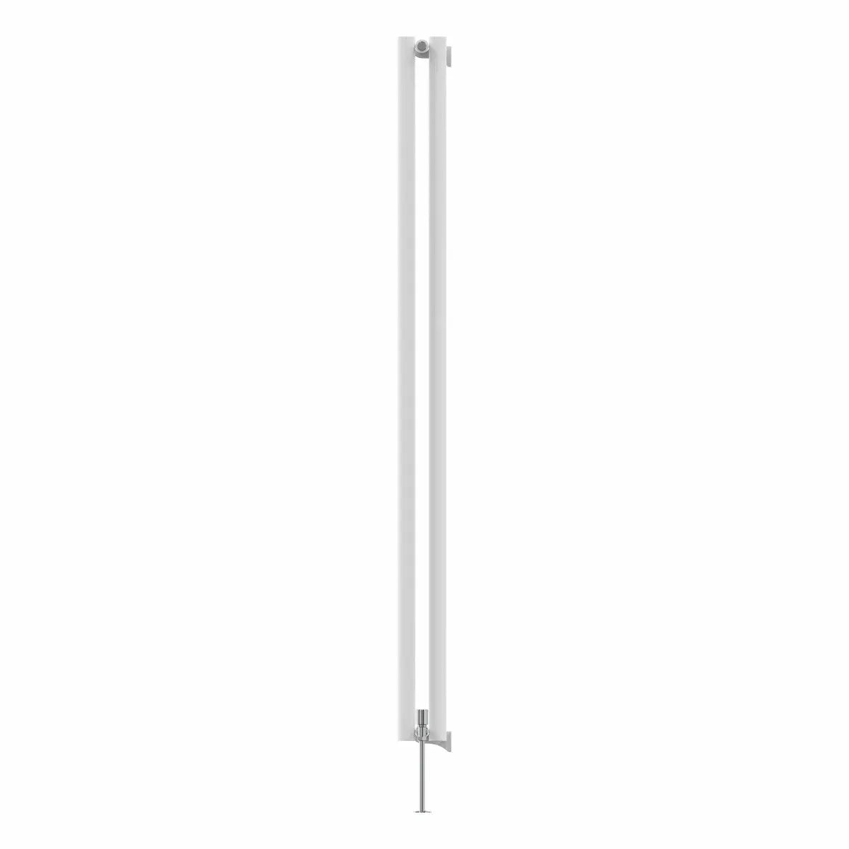 Comiso - Modern vertical round tube radiator white
