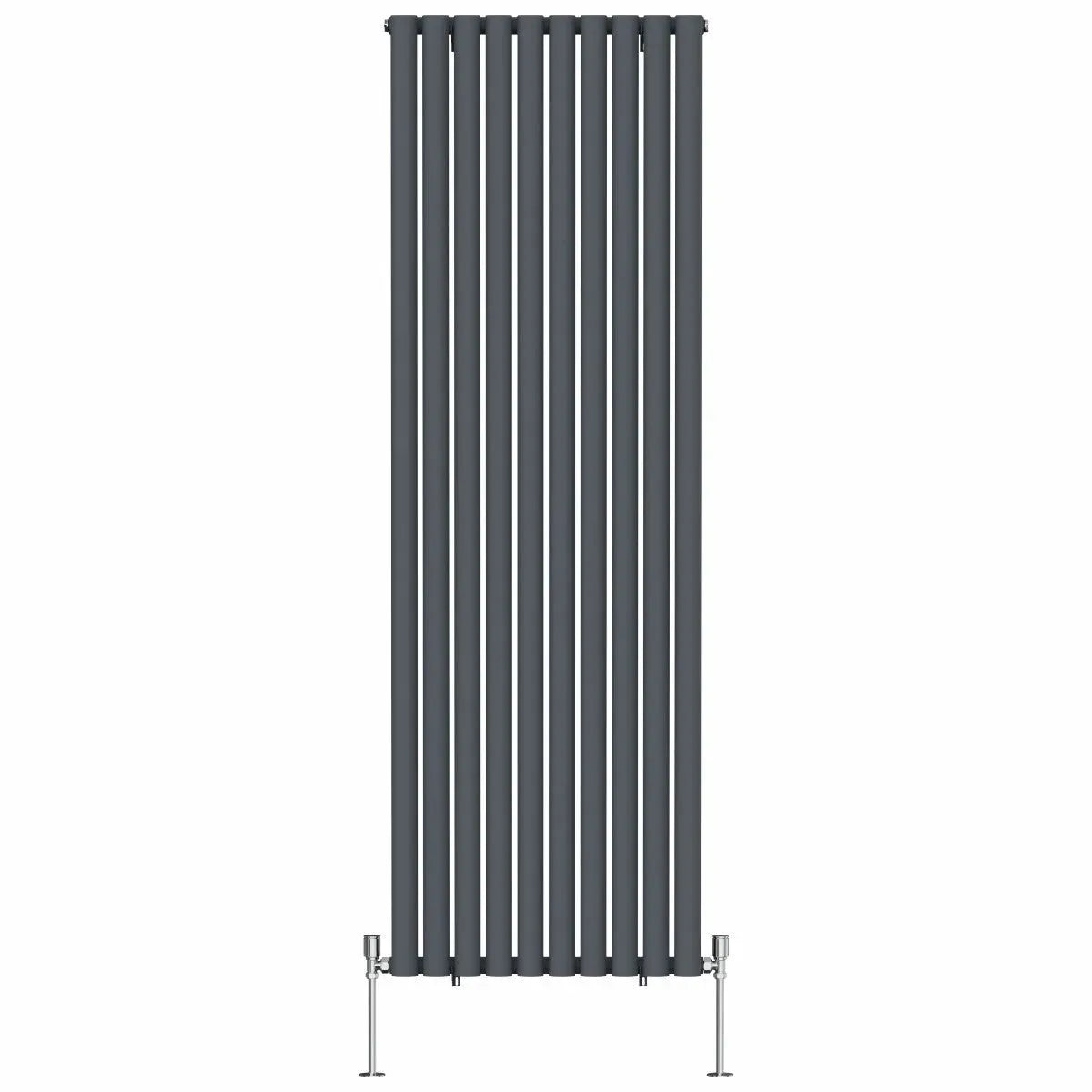 Cuneo - Modern vertical oval tube radiator anthracite