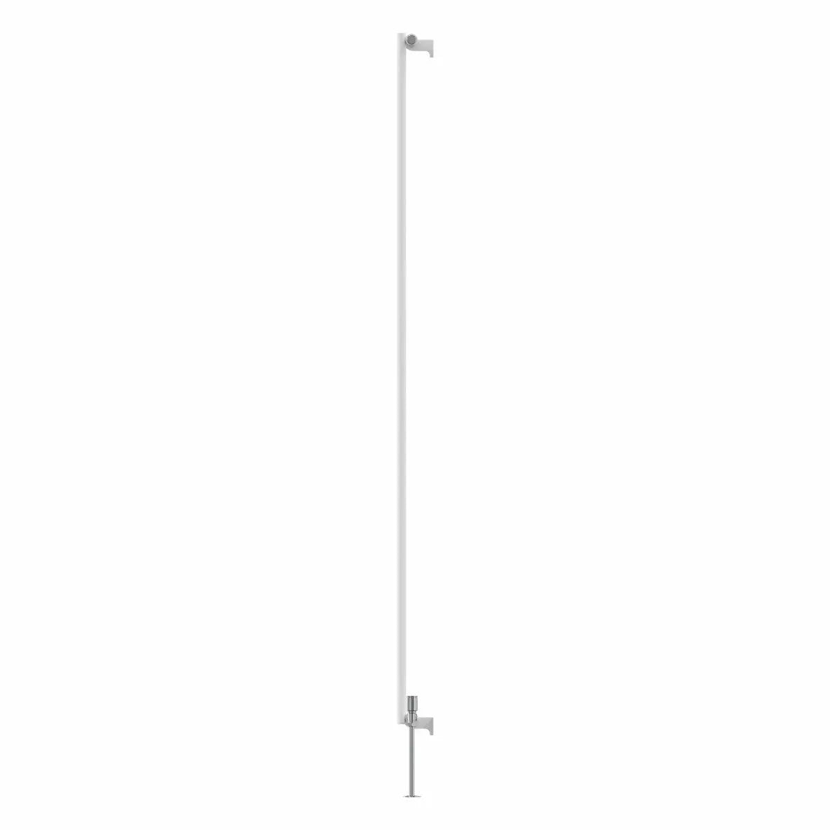 Cuneo - Modern vertical oval tube radiator white