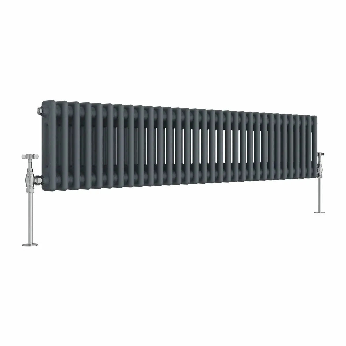 Ferentino - Traditional horizontal column radiator anthracite