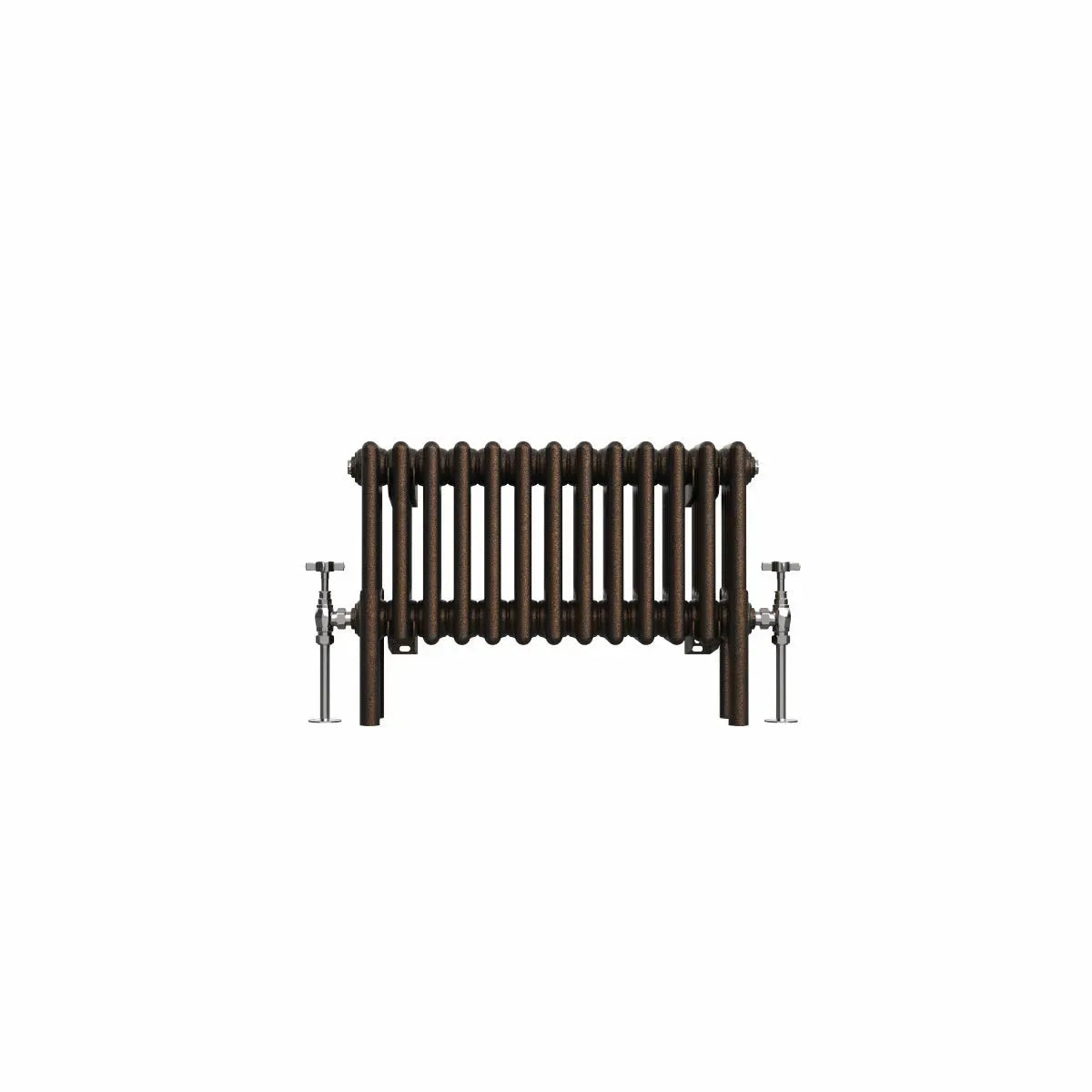 Ferentino - Traditional horizontal column radiator blackened copper