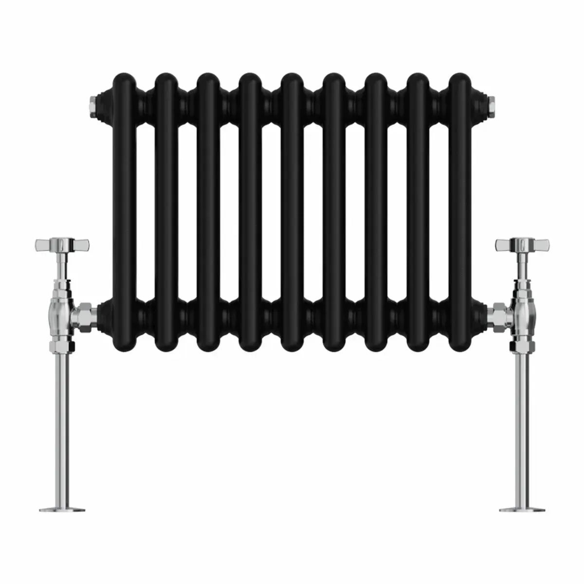 Ferentino - Traditional horizontal column radiator black