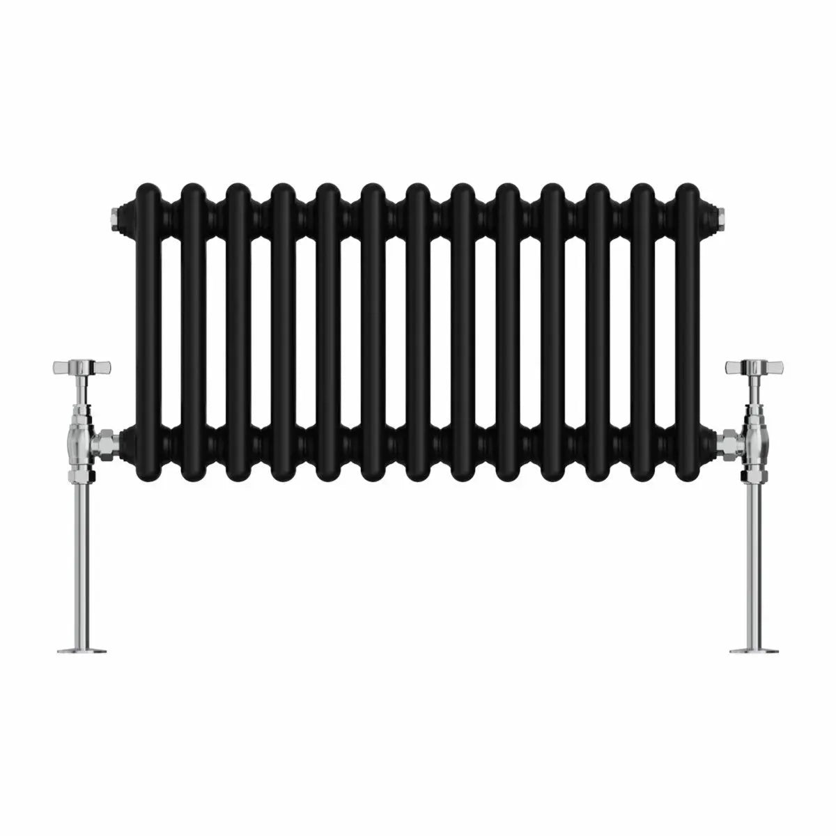 Ferentino - Traditional horizontal column radiator black