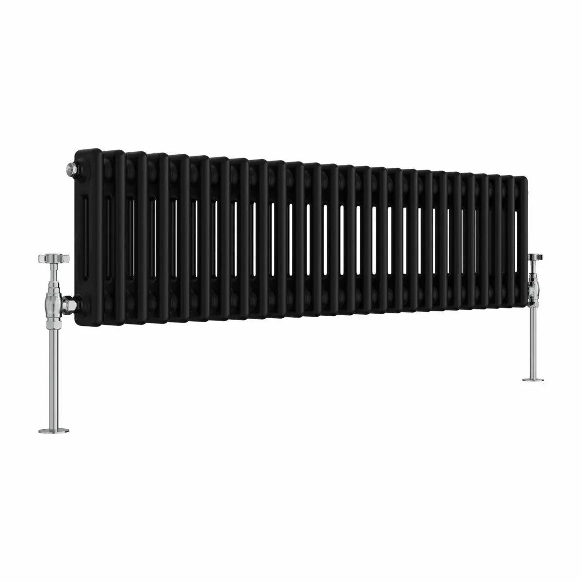 Ferentino - Traditional horizontal column radiator black
