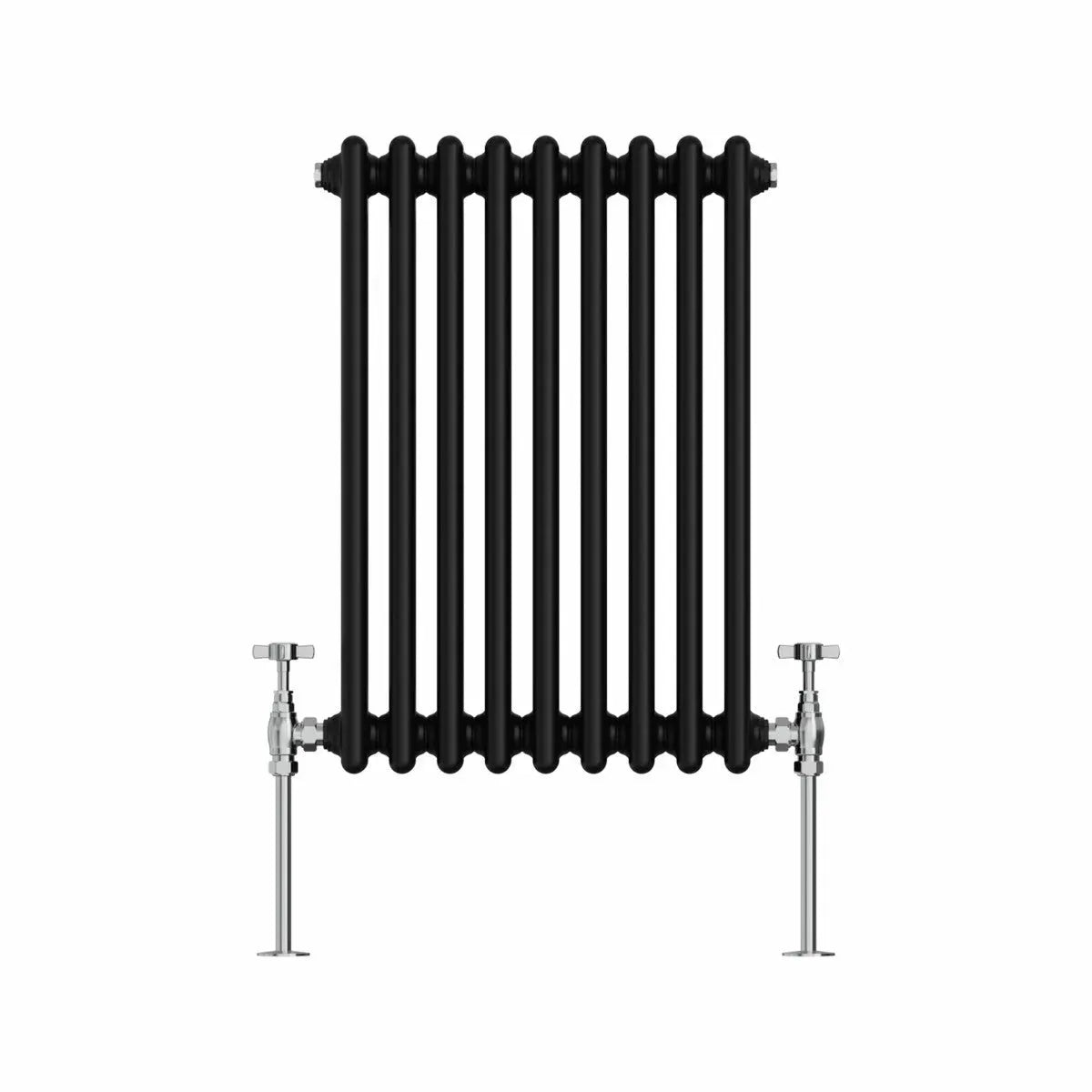 Ferentino - Traditional horizontal column radiator black