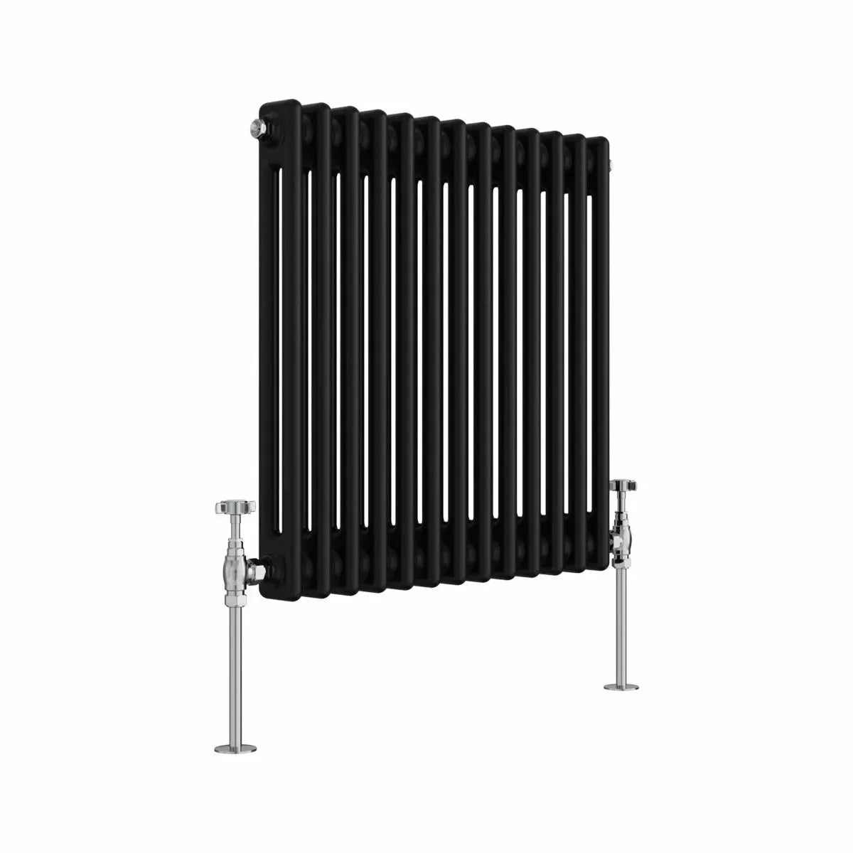 Ferentino - Traditional horizontal column radiator black