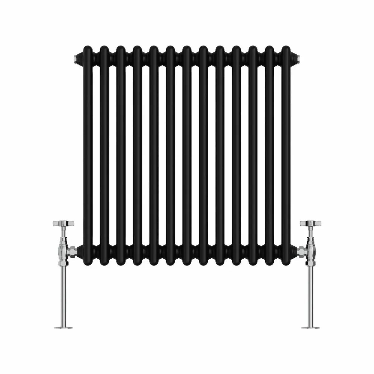 Ferentino - Traditional horizontal column radiator black