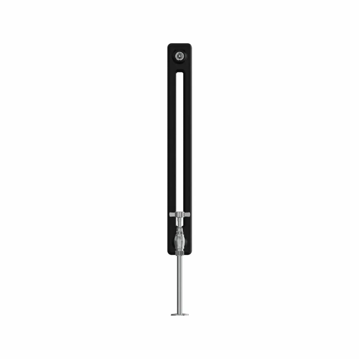 Ferentino - Traditional horizontal column radiator black