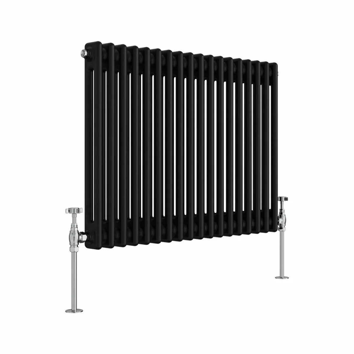 Ferentino - Traditional horizontal column radiator black