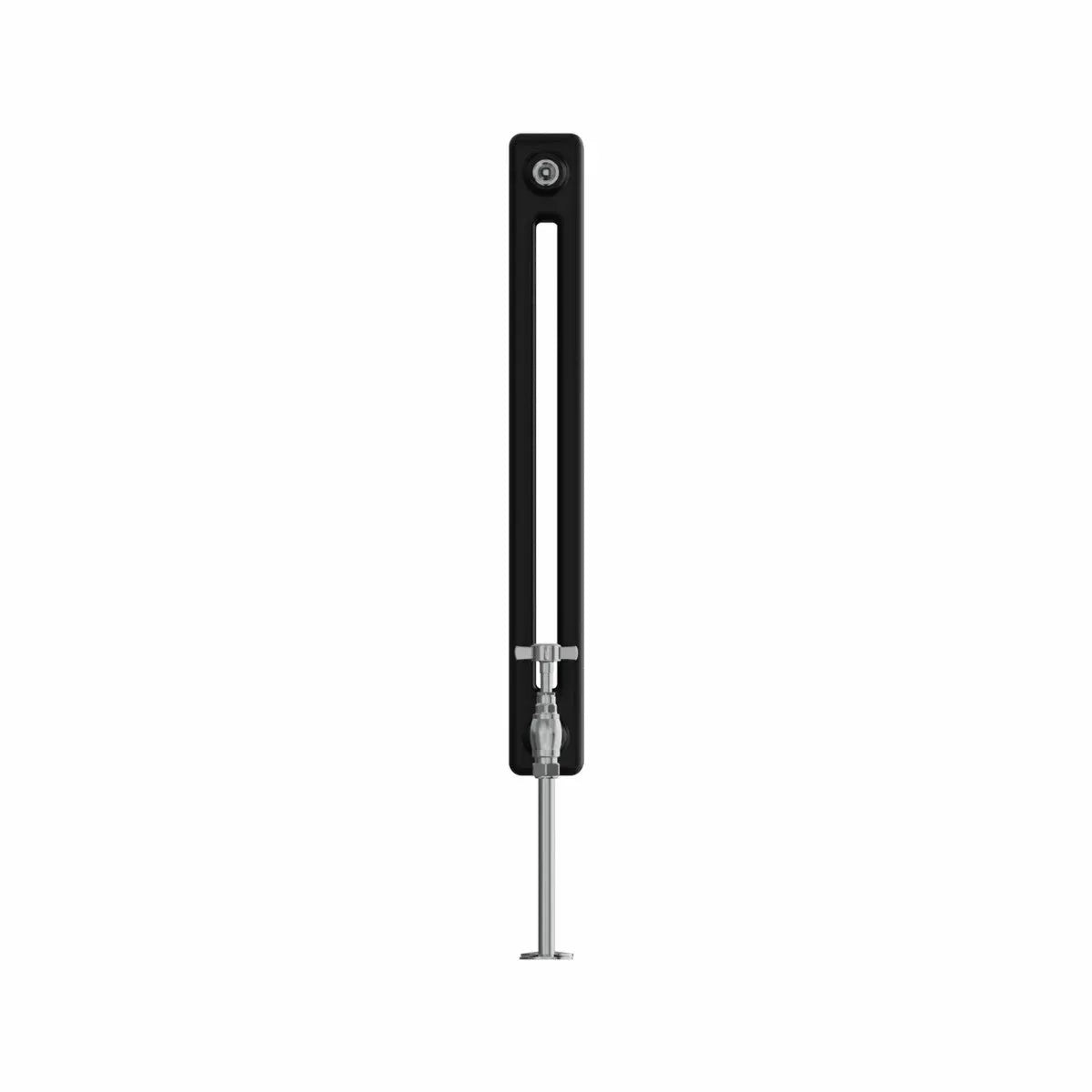 Ferentino - Traditional horizontal column radiator black