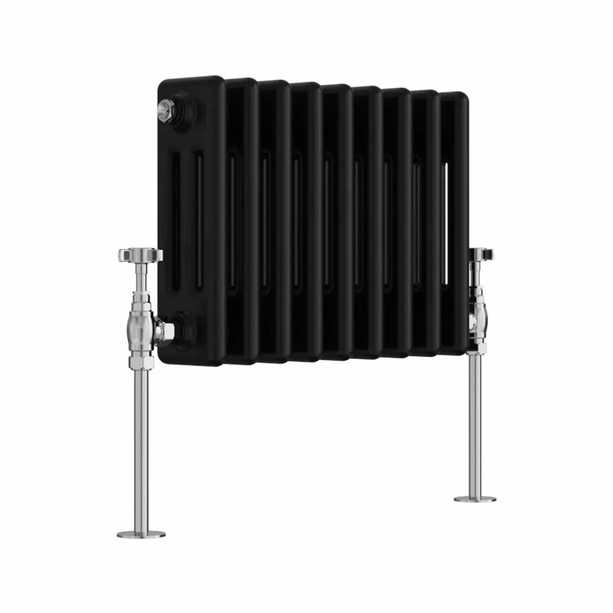 Ferentino - Traditional horizontal column radiator black