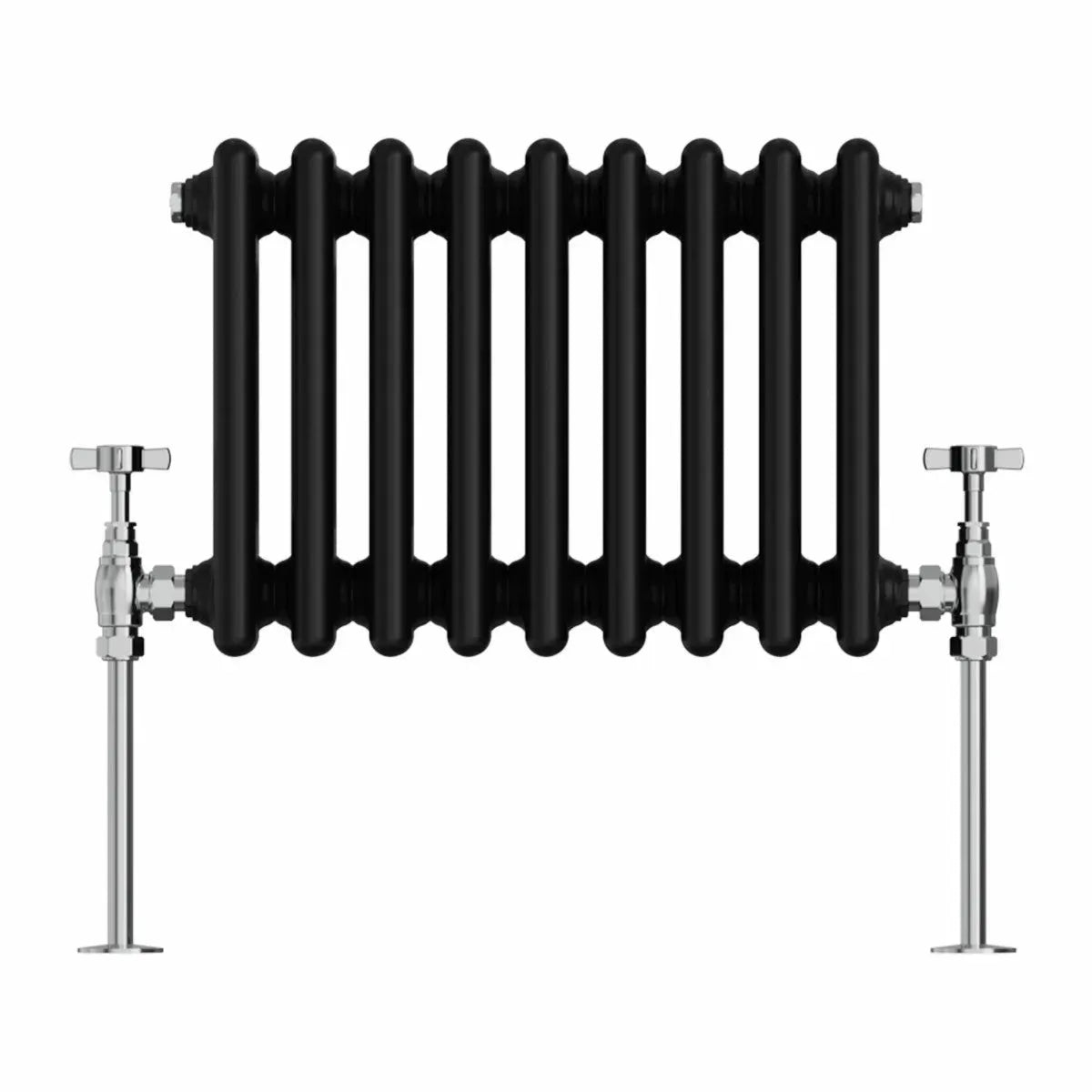 Ferentino - Traditional horizontal column radiator black