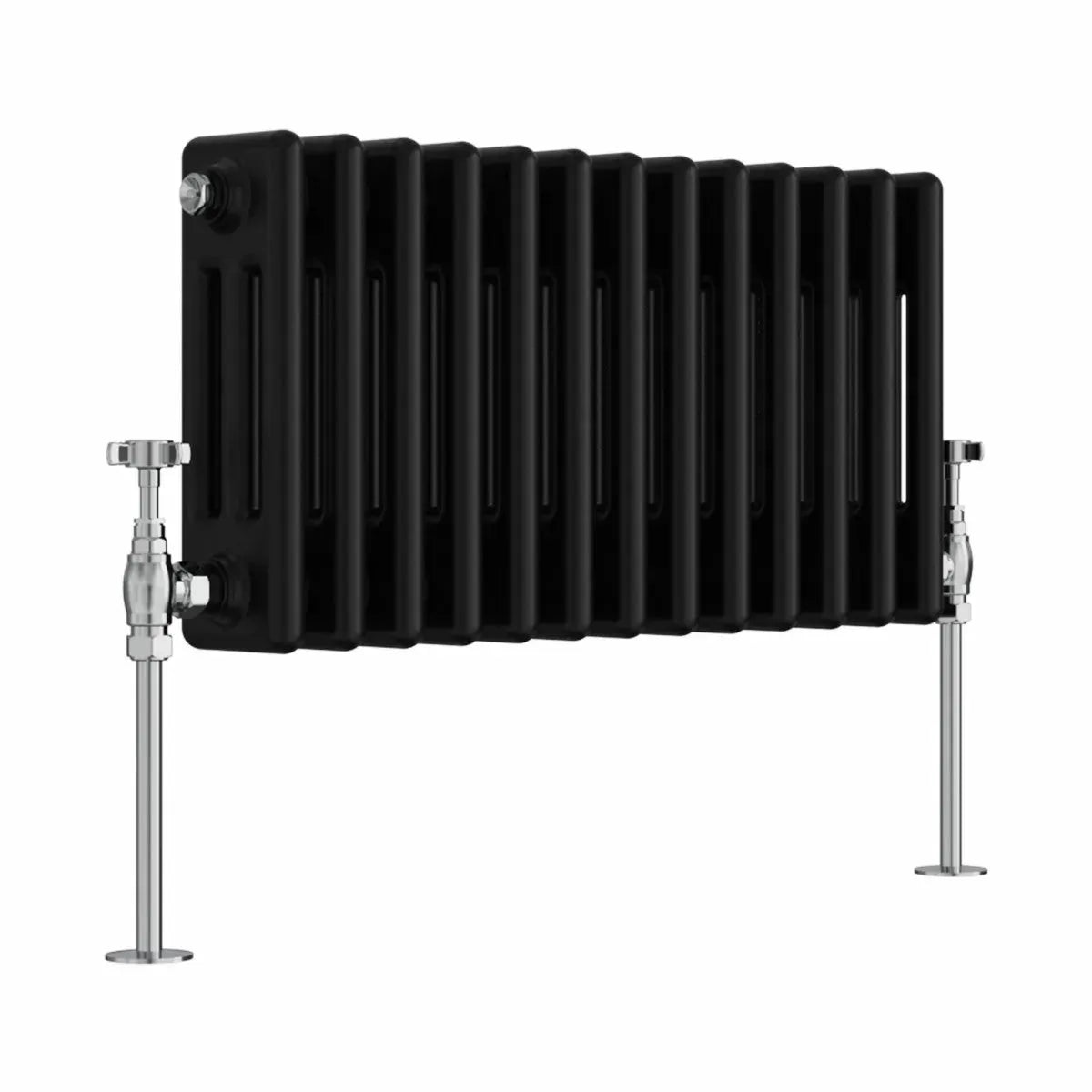 Ferentino - Traditional horizontal column radiator black