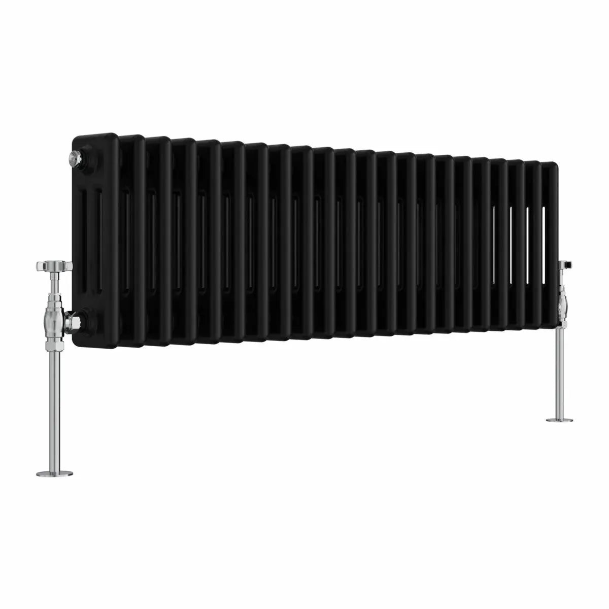 Ferentino - Traditional horizontal column radiator black