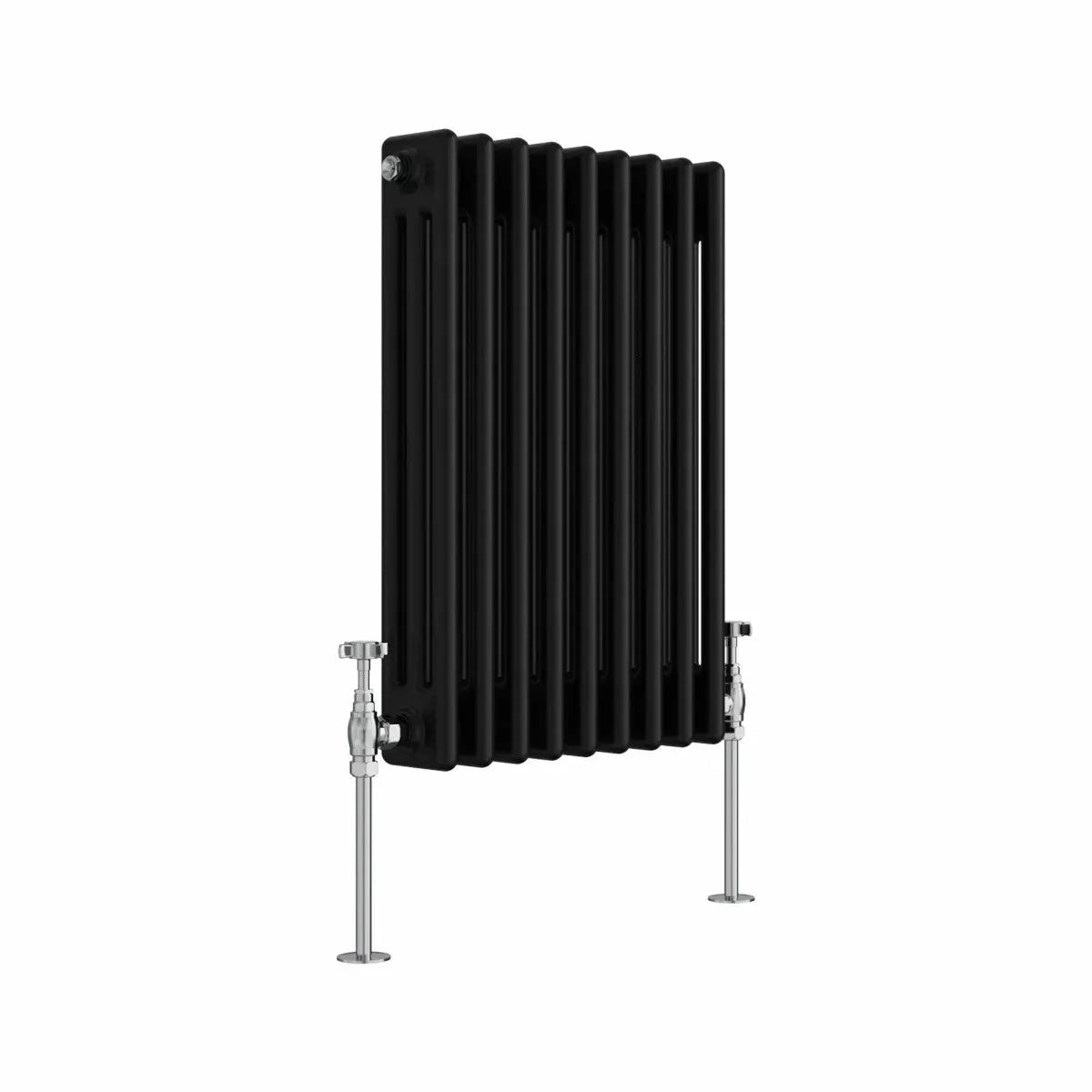 Ferentino - Traditional horizontal column radiator black