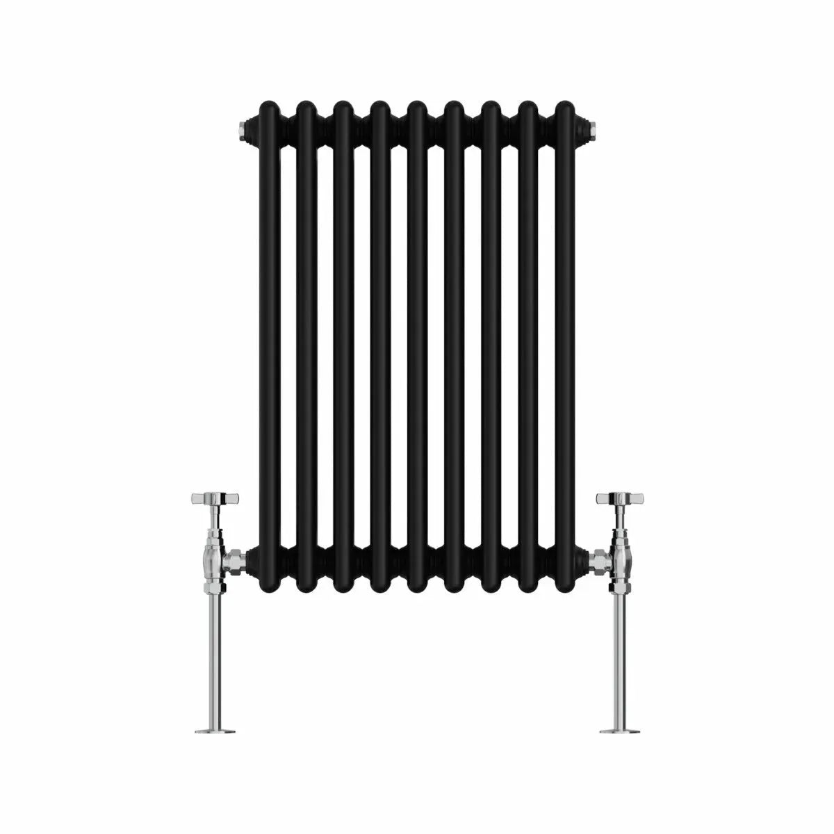 Ferentino - Traditional horizontal column radiator black