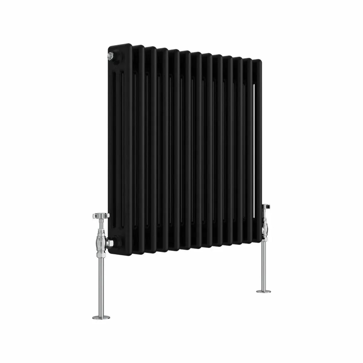 Ferentino - Traditional horizontal column radiator black