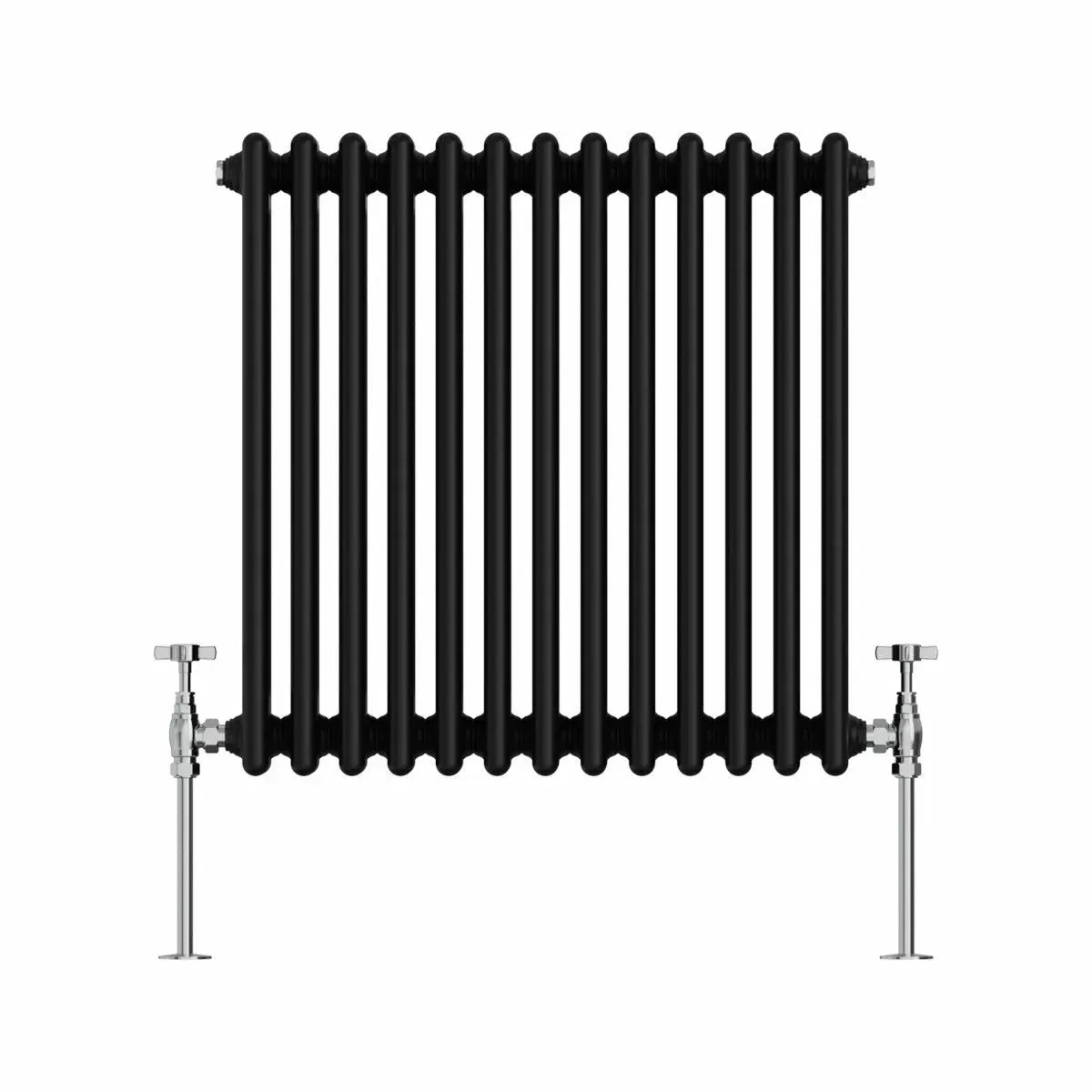 Ferentino - Traditional horizontal column radiator black