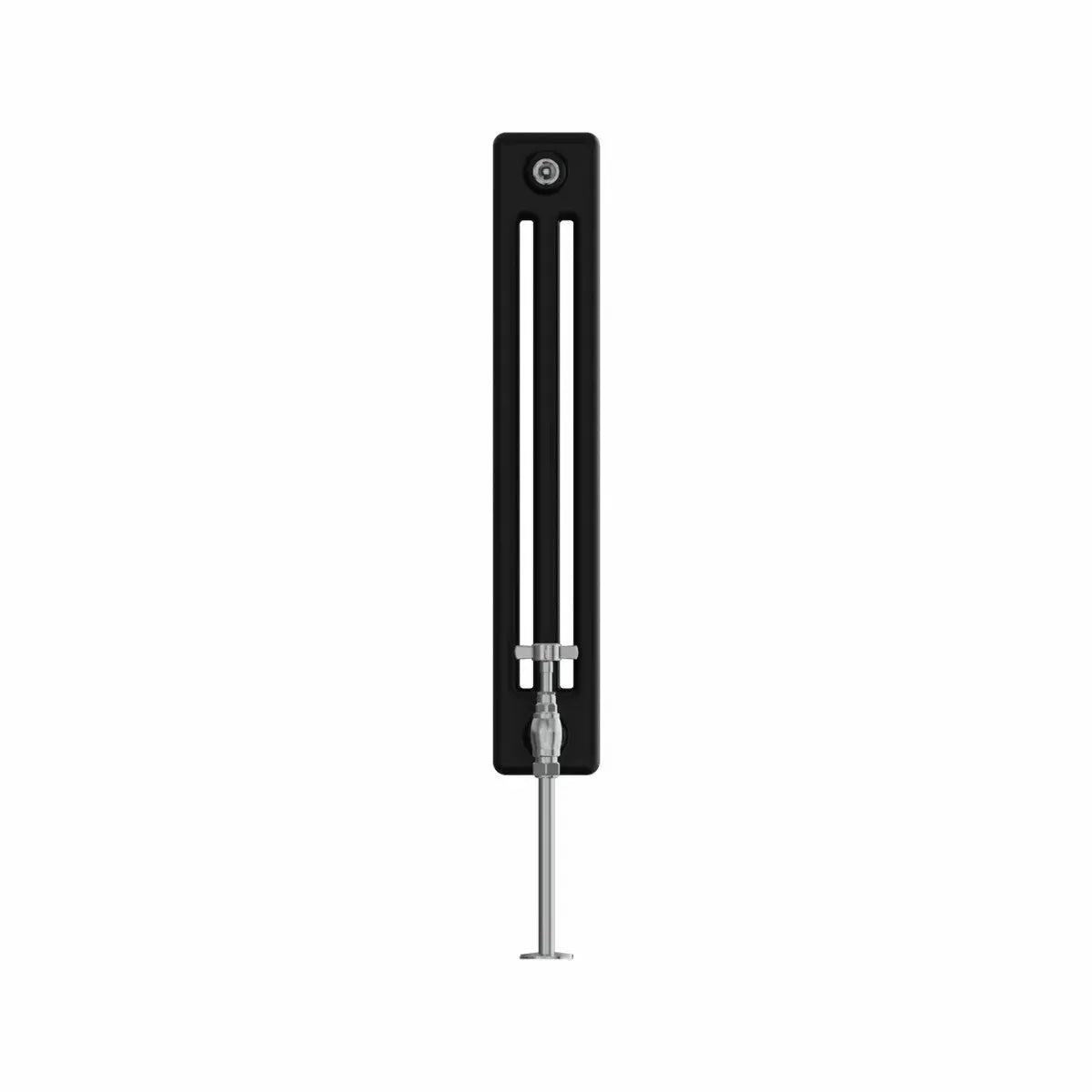 Ferentino - Traditional horizontal column radiator black