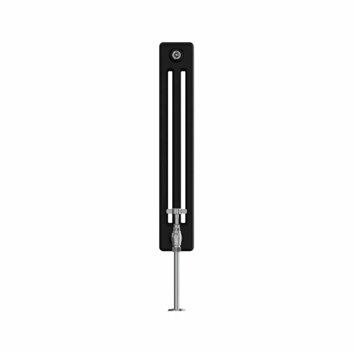 Ferentino - Traditional horizontal column radiator black