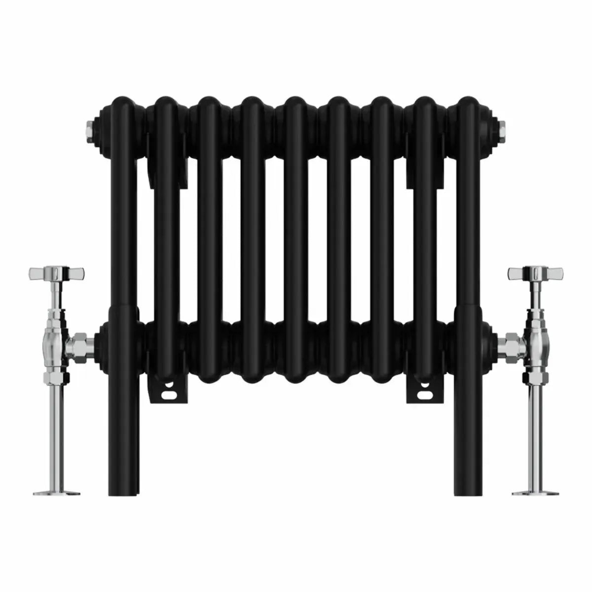 Ferentino - Traditional horizontal column radiator black