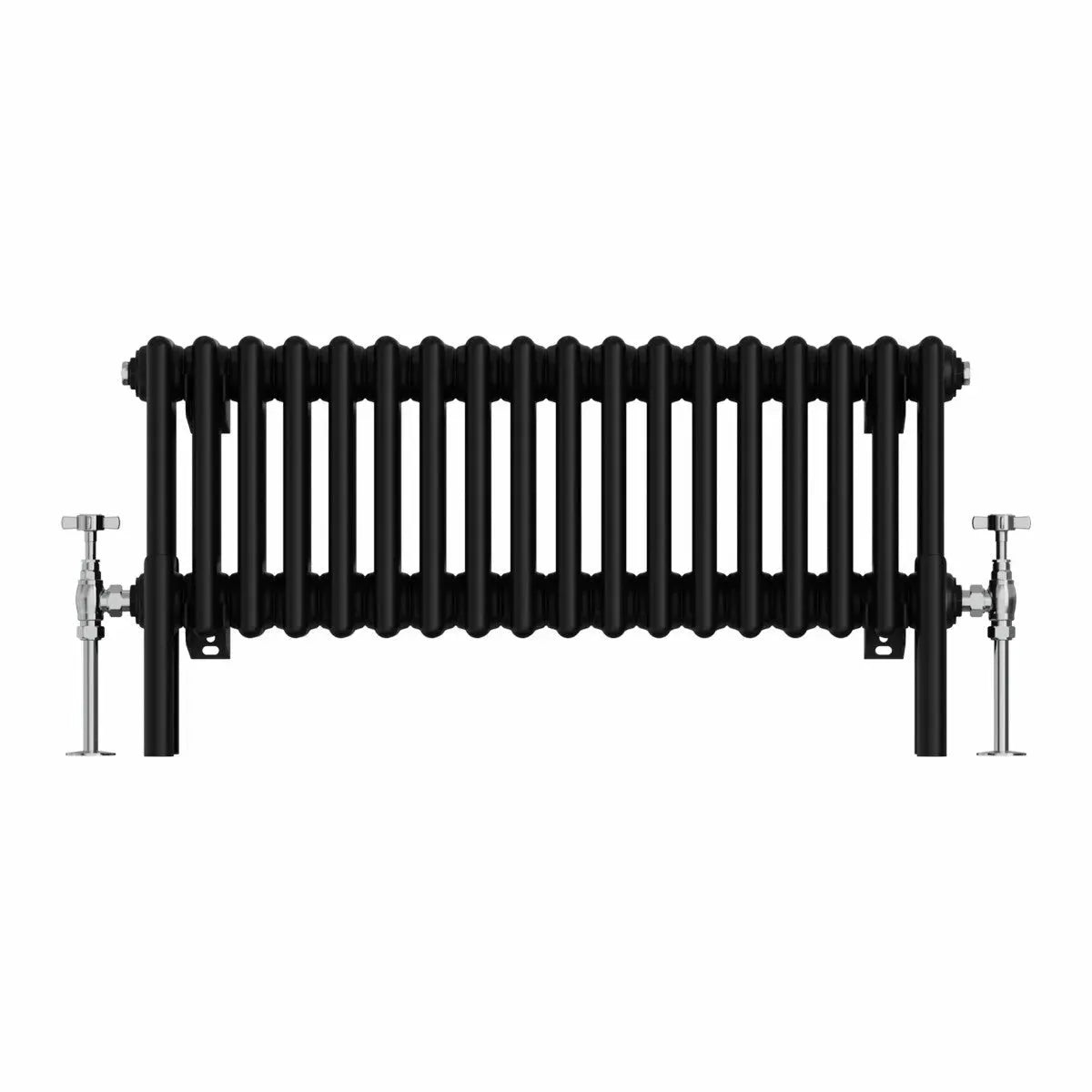 Ferentino - Traditional horizontal column radiator black