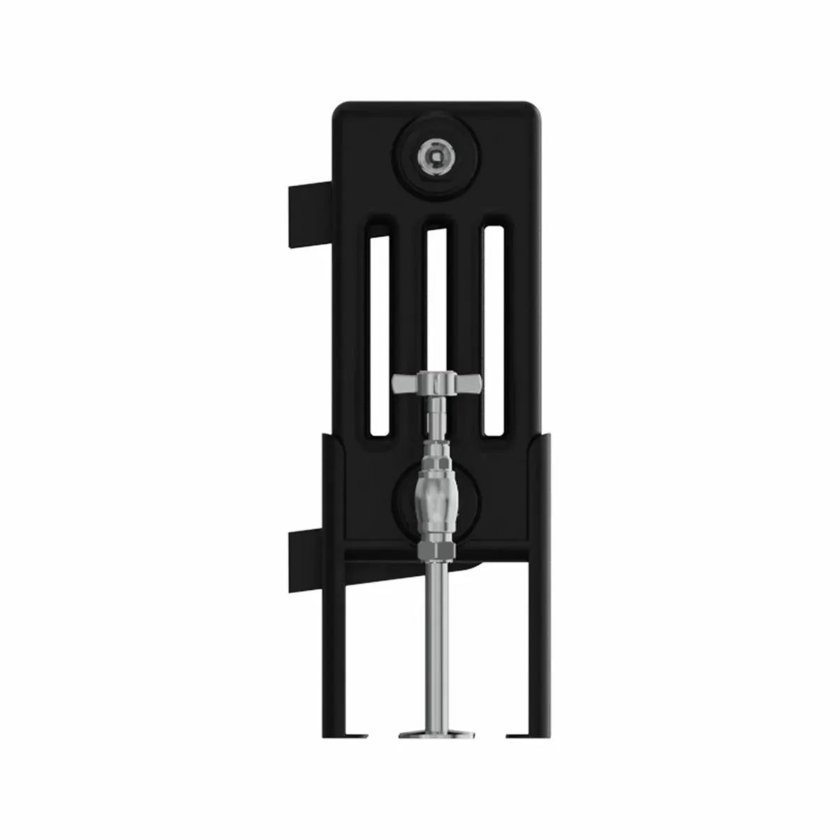 Ferentino - Traditional horizontal column radiator black