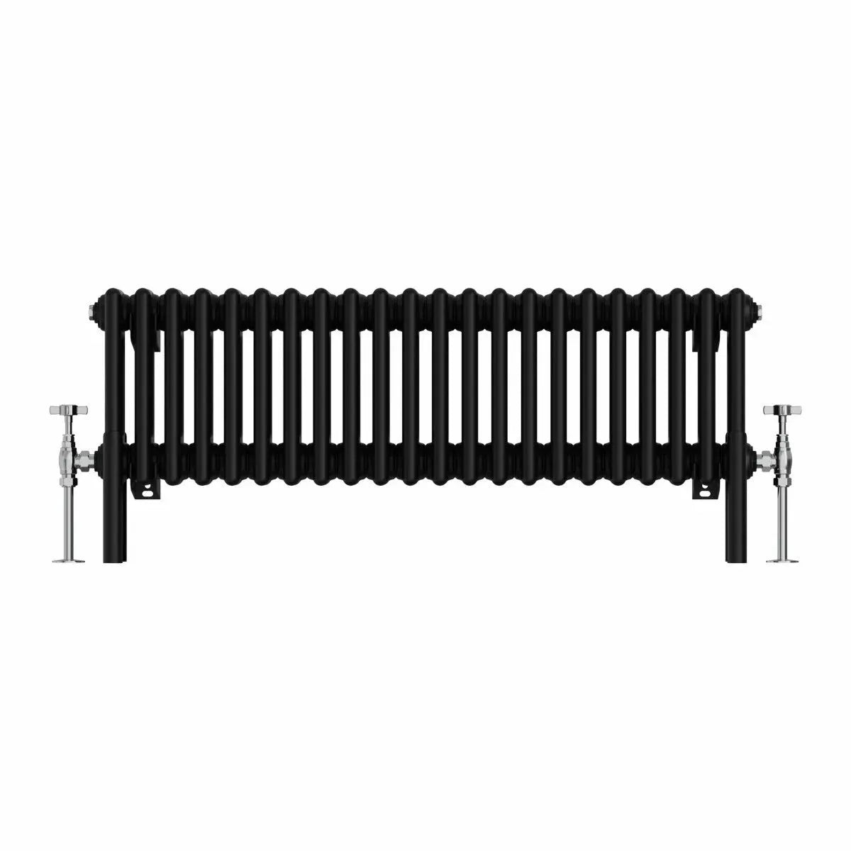 Ferentino - Traditional horizontal column radiator black