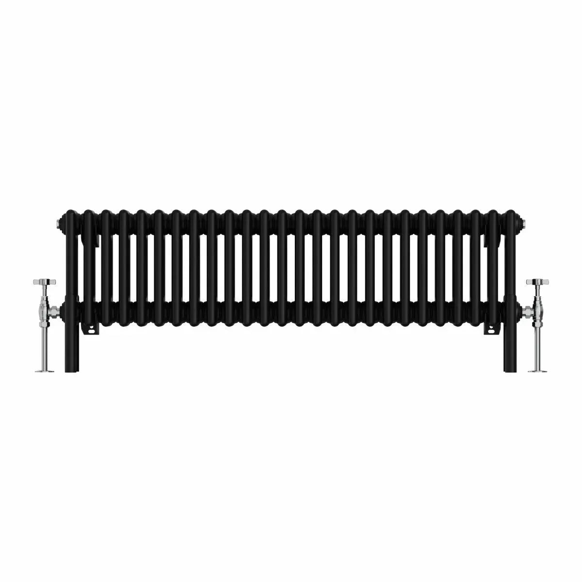 Ferentino - Traditional horizontal column radiator black