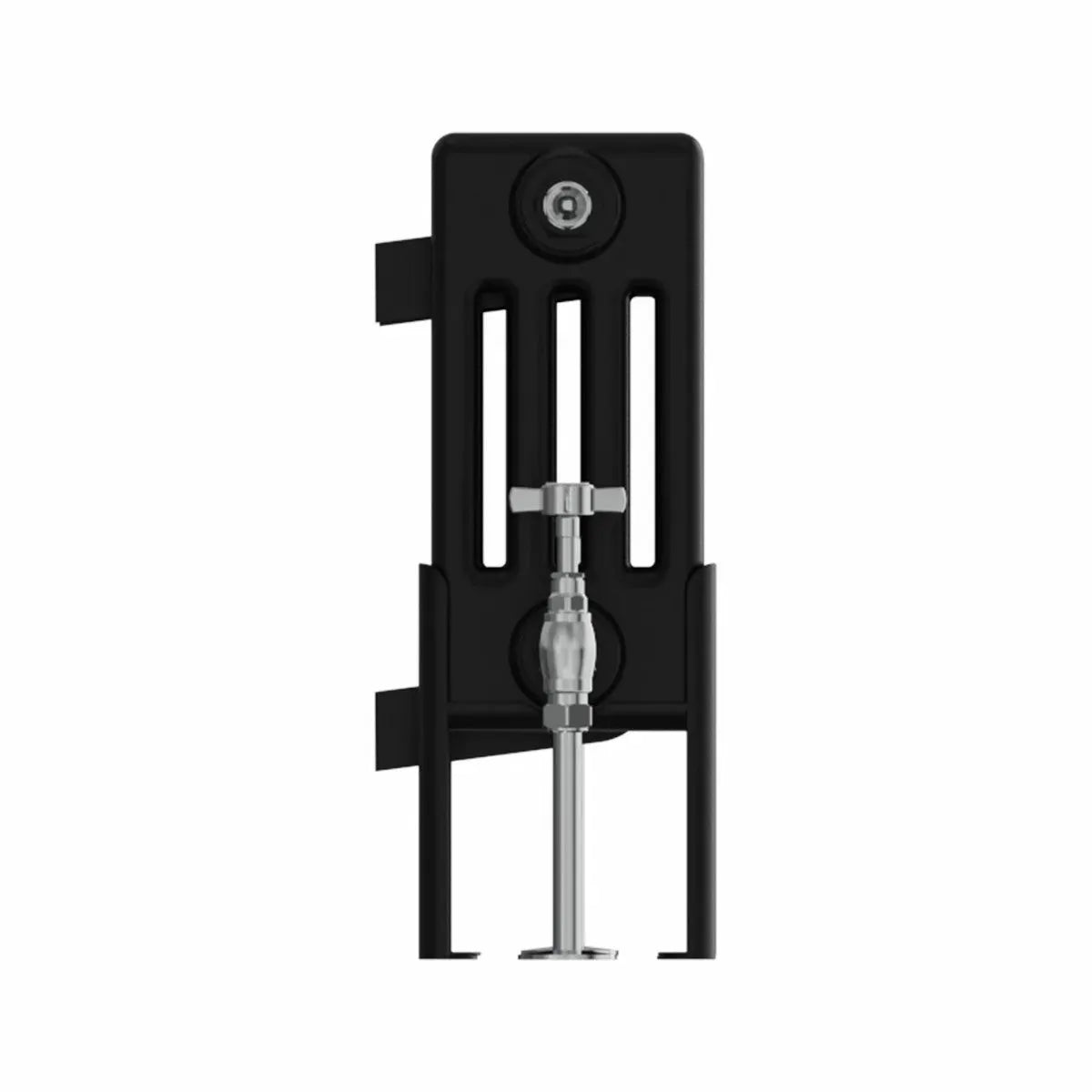 Ferentino - Traditional horizontal column radiator black