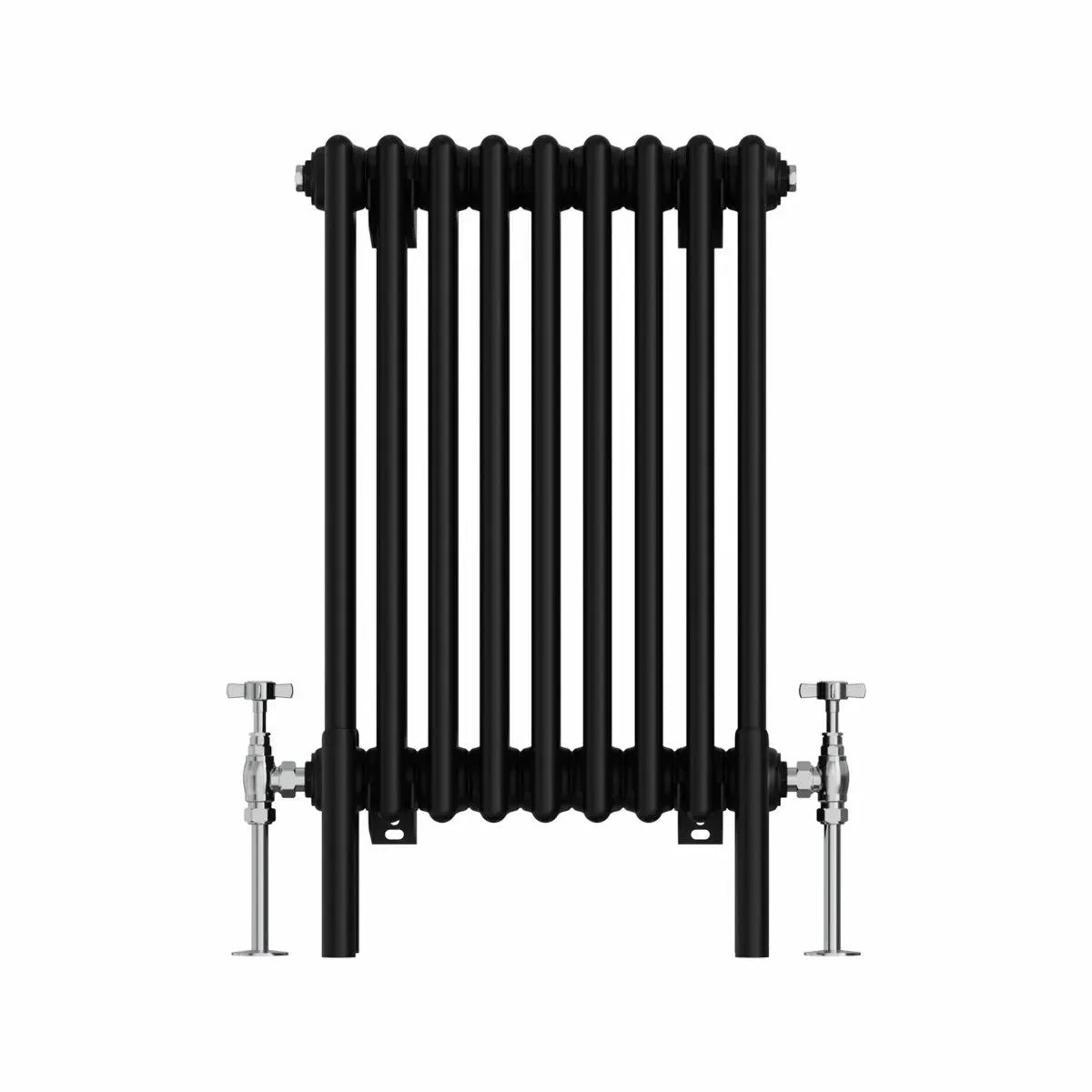 Ferentino - Traditional horizontal column radiator black