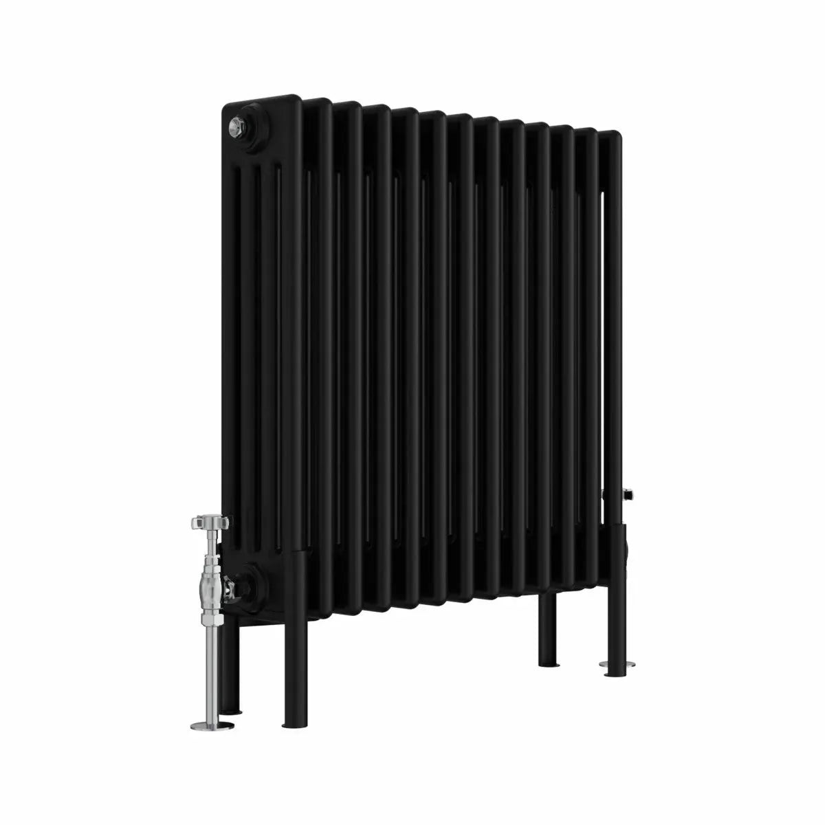 Ferentino - Traditional horizontal column radiator black
