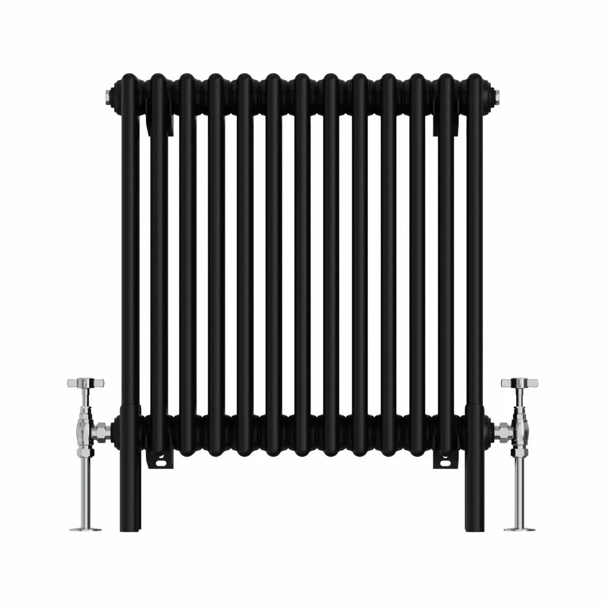 Ferentino - Traditional horizontal column radiator black