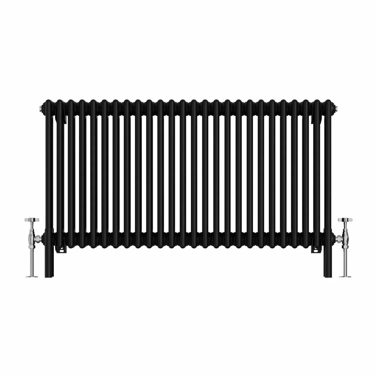 Ferentino - Traditional horizontal column radiator black