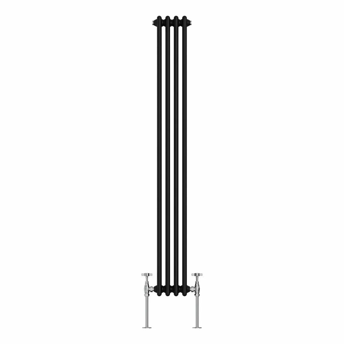 Ferentino - Traditional vertical column radiator black