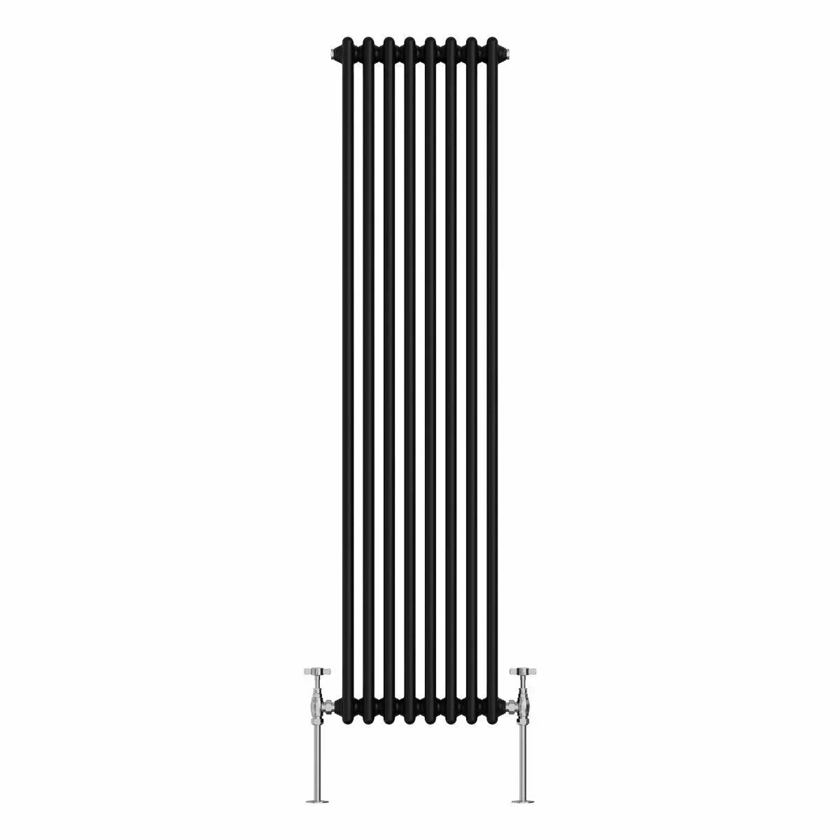 Ferentino - Traditional vertical column radiator black