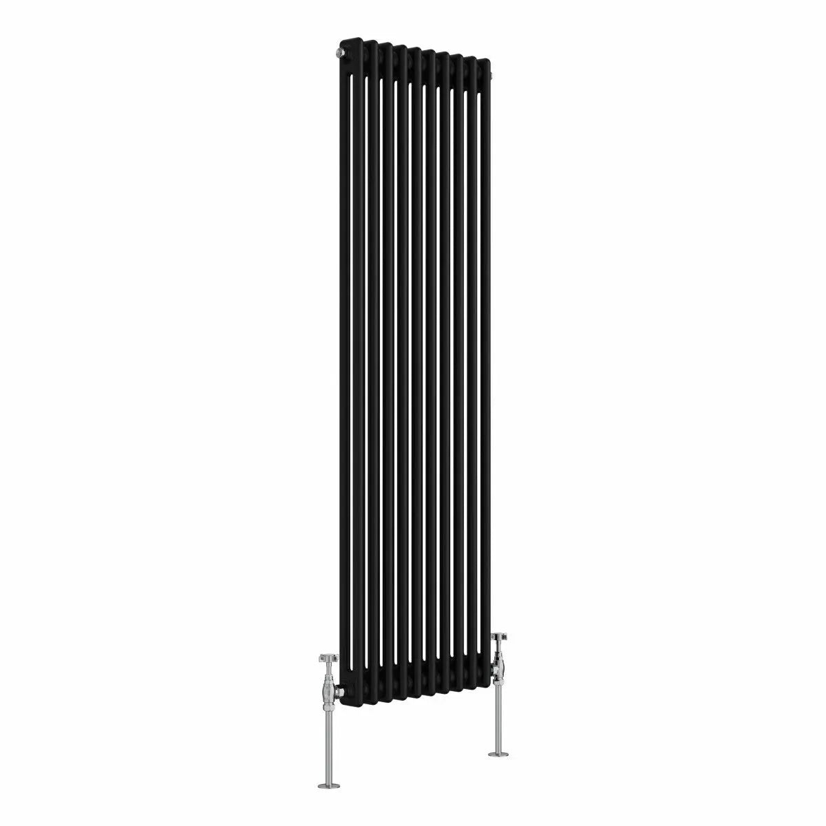 Ferentino - Traditional vertical column radiator black