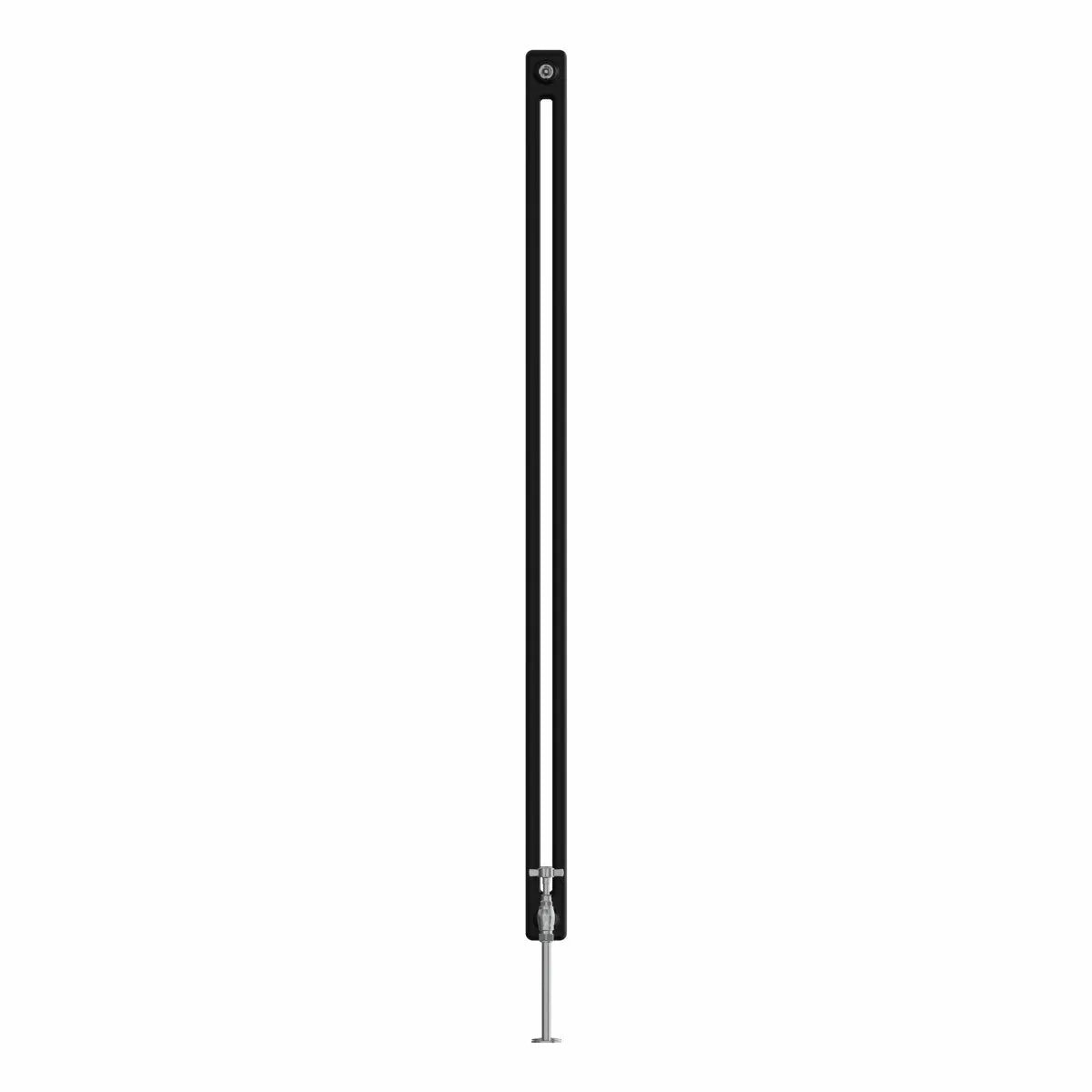 Ferentino - Traditional vertical column radiator black
