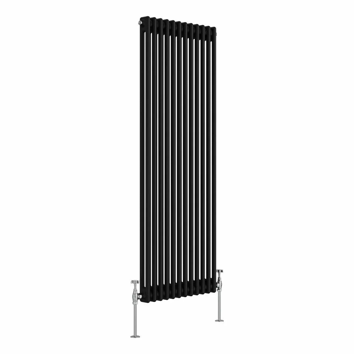Ferentino - Traditional vertical column radiator black