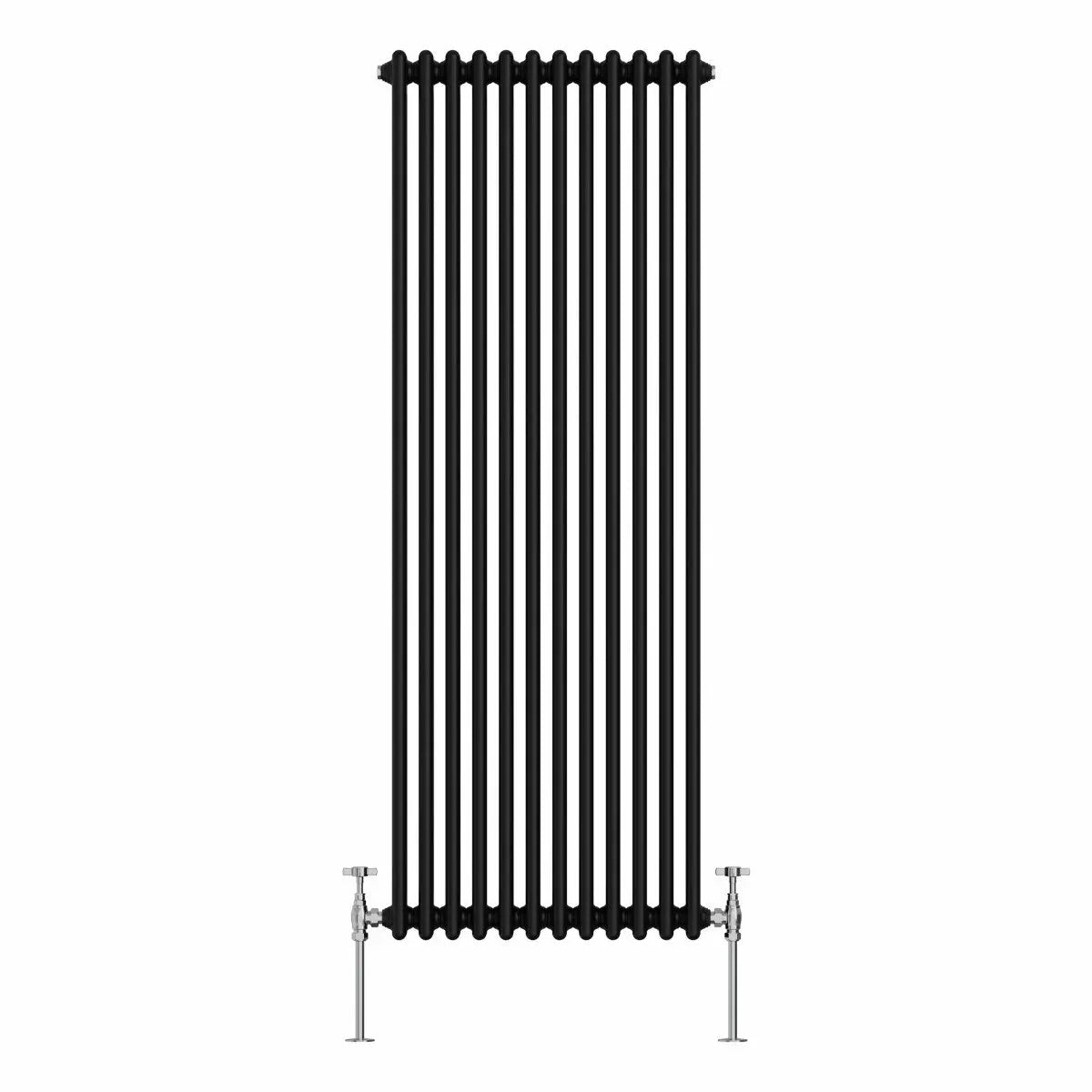 Ferentino - Traditional vertical column radiator black