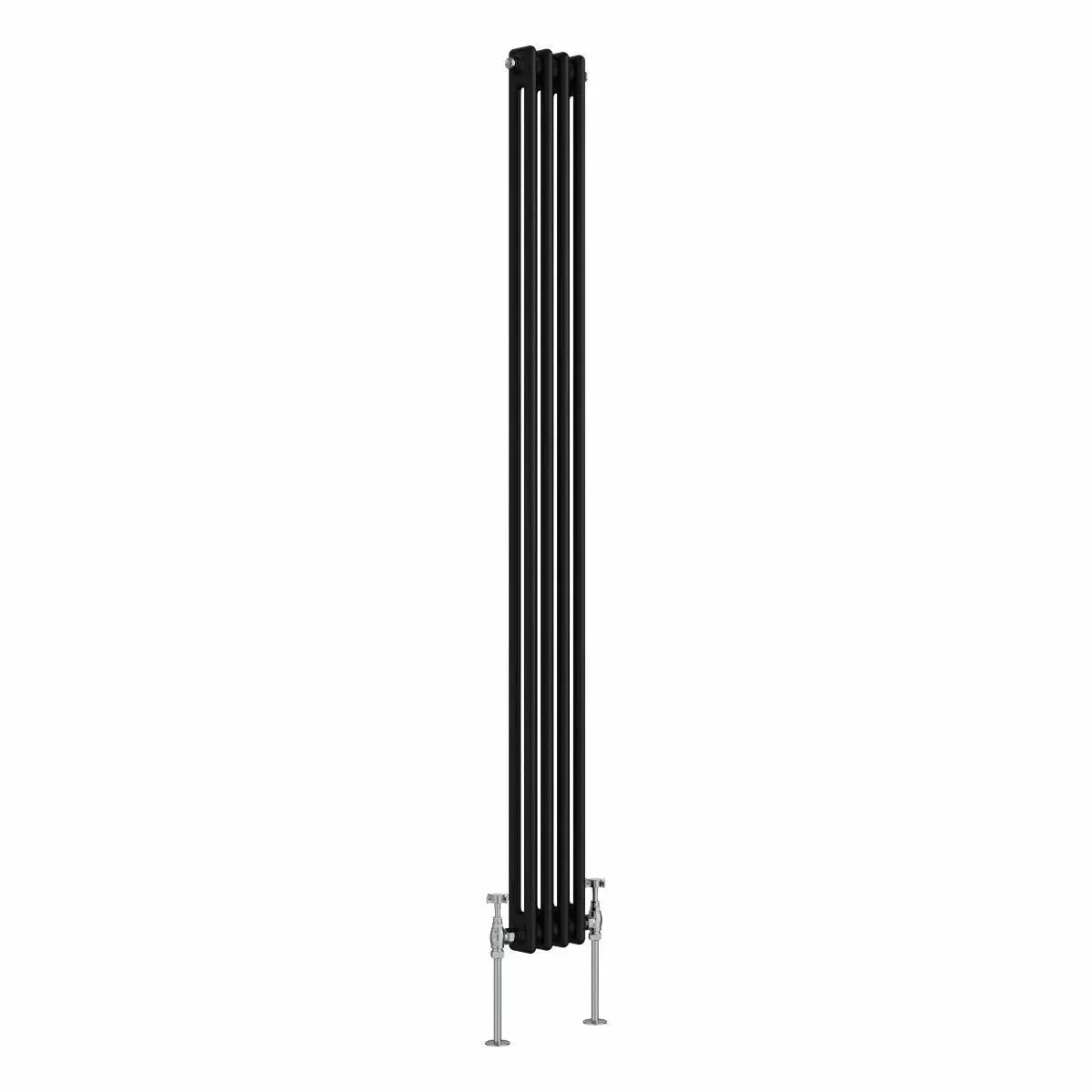Ferentino - Traditional vertical column radiator black