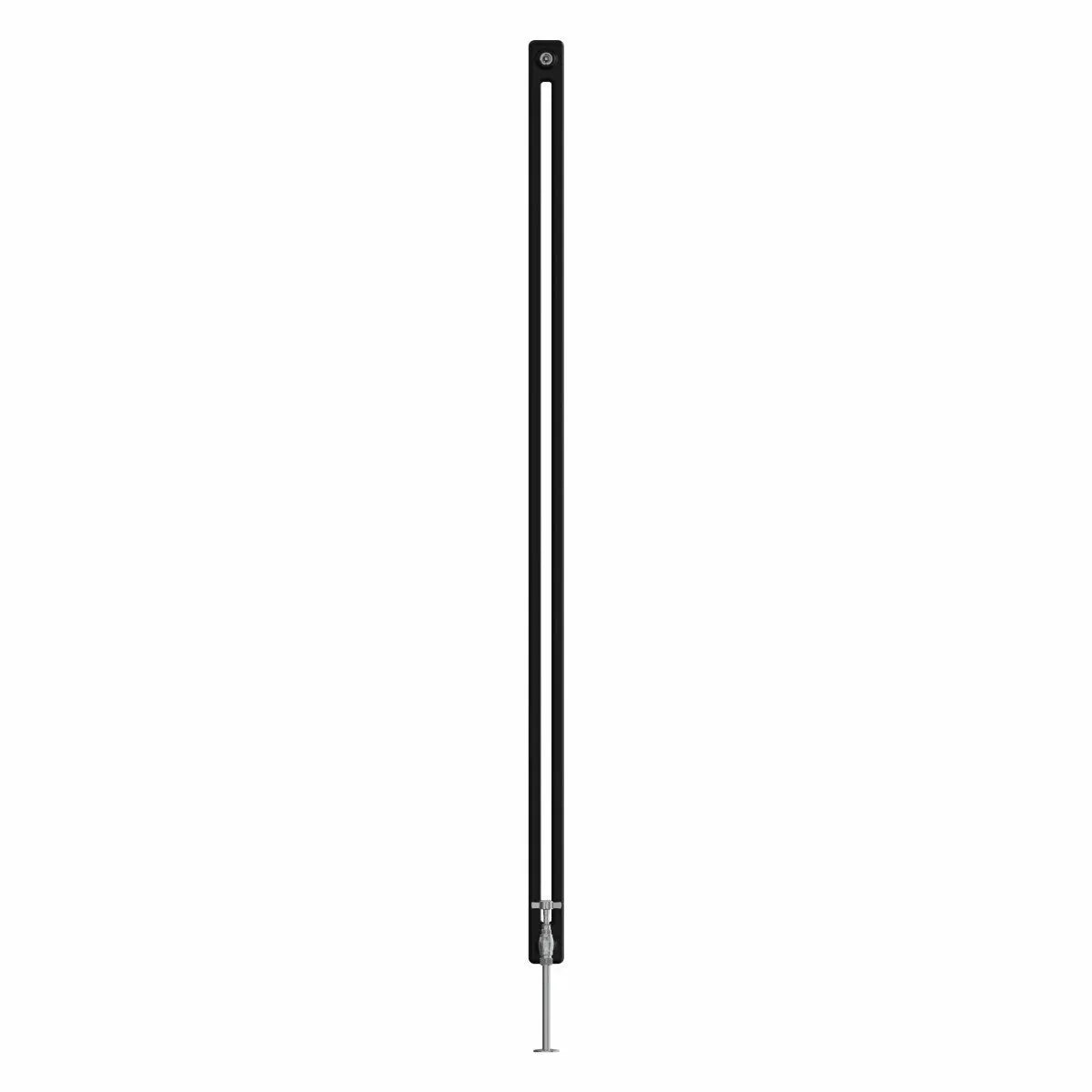 Ferentino - Traditional vertical column radiator black