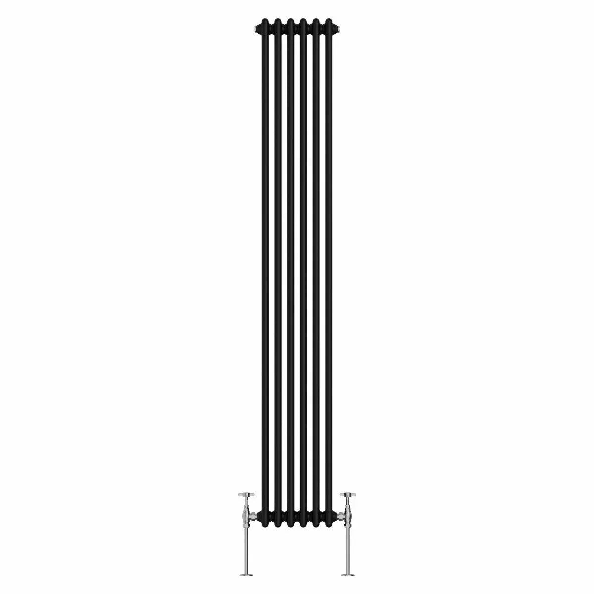 Ferentino - Traditional vertical column radiator black